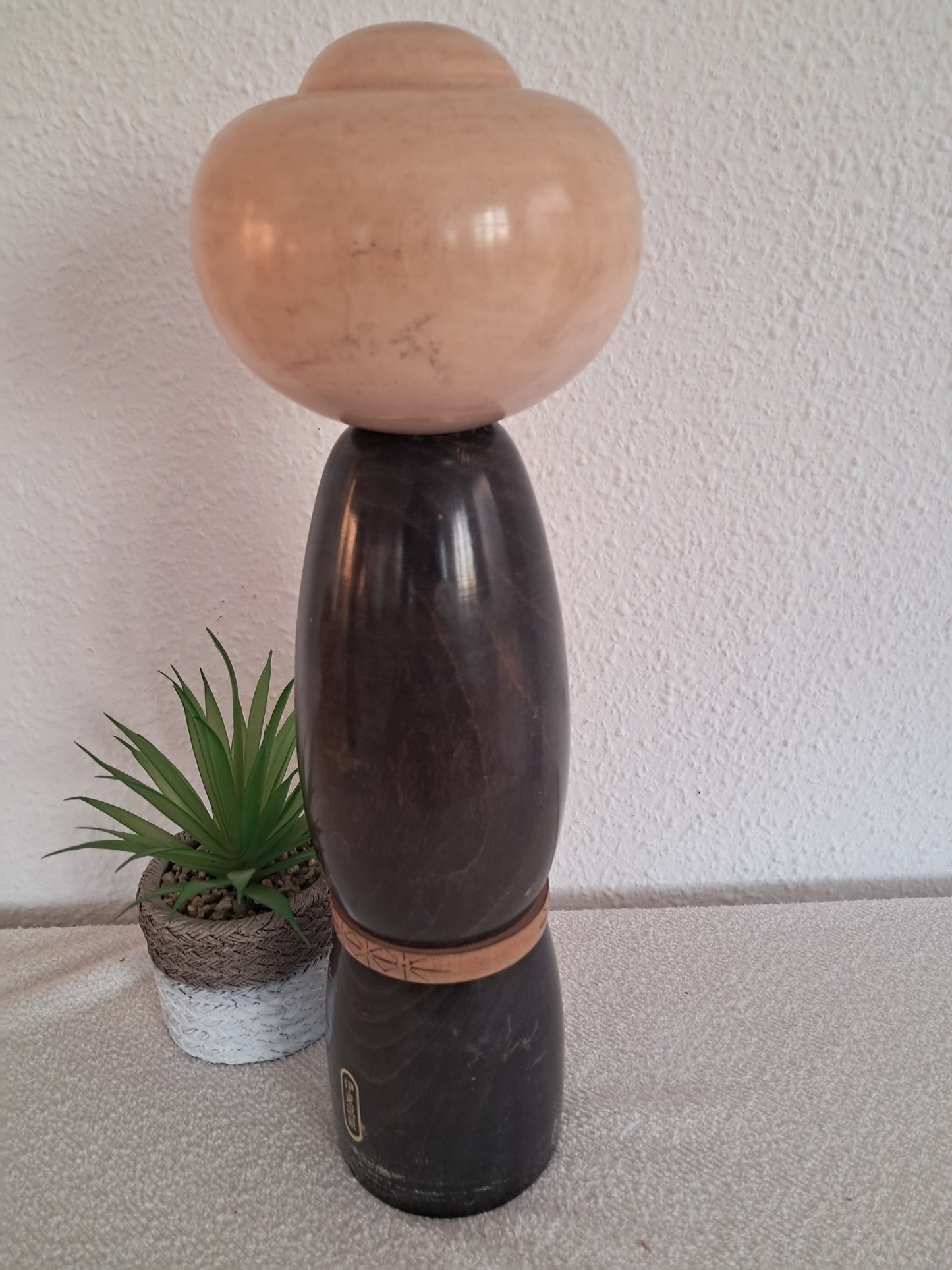 Vintage Sosaku Kokeshi by Sadao Kishi (1932-1998)