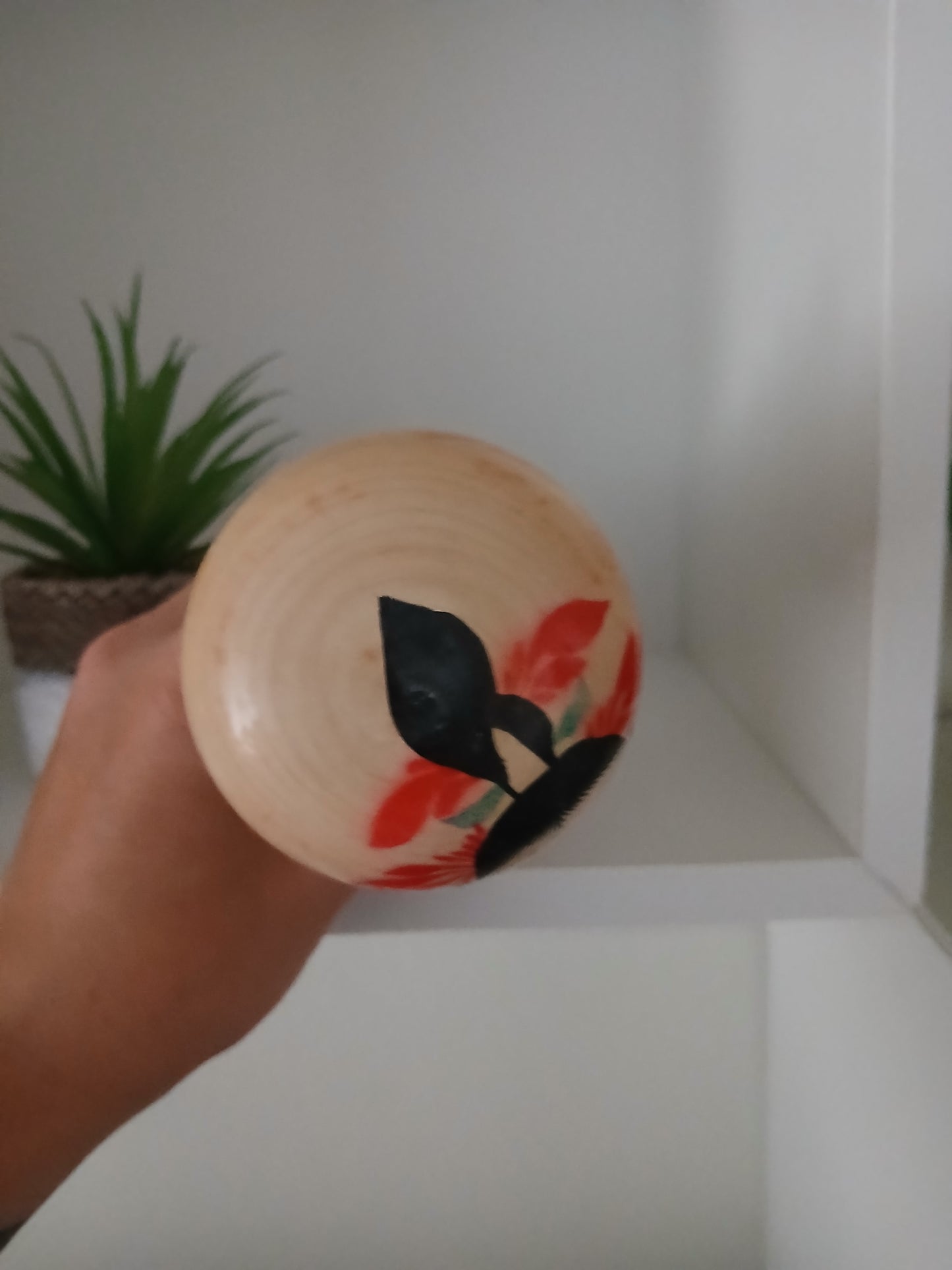 Vintage traditional Naruko Kokeshi by Shoji Sakurai (1927-2011)
