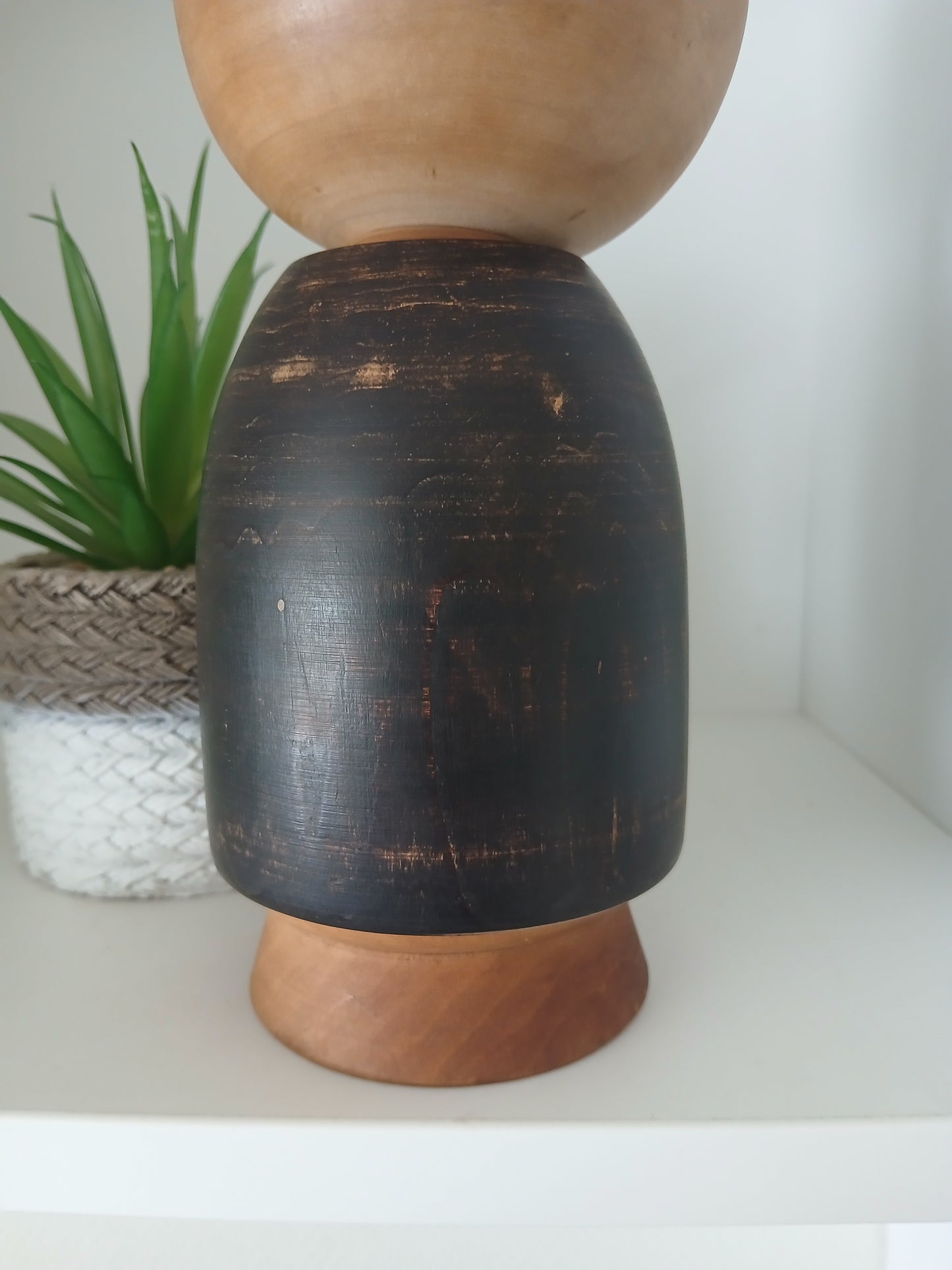 Rare Vintage Creative Kokeshi By Watanabe Masao (1917-2007)