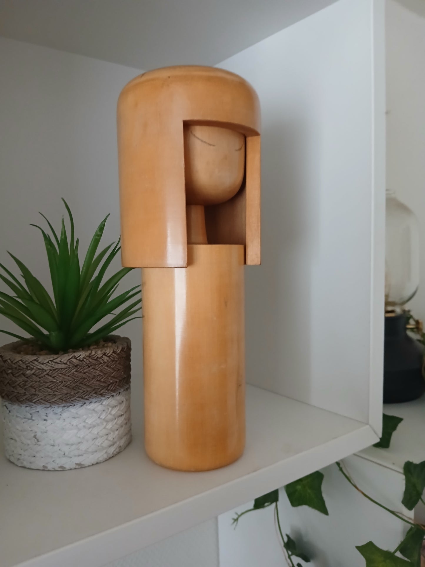 Rare Vintage Sosaku Kokeshi by Tanaka Harumasa (1916-1966)