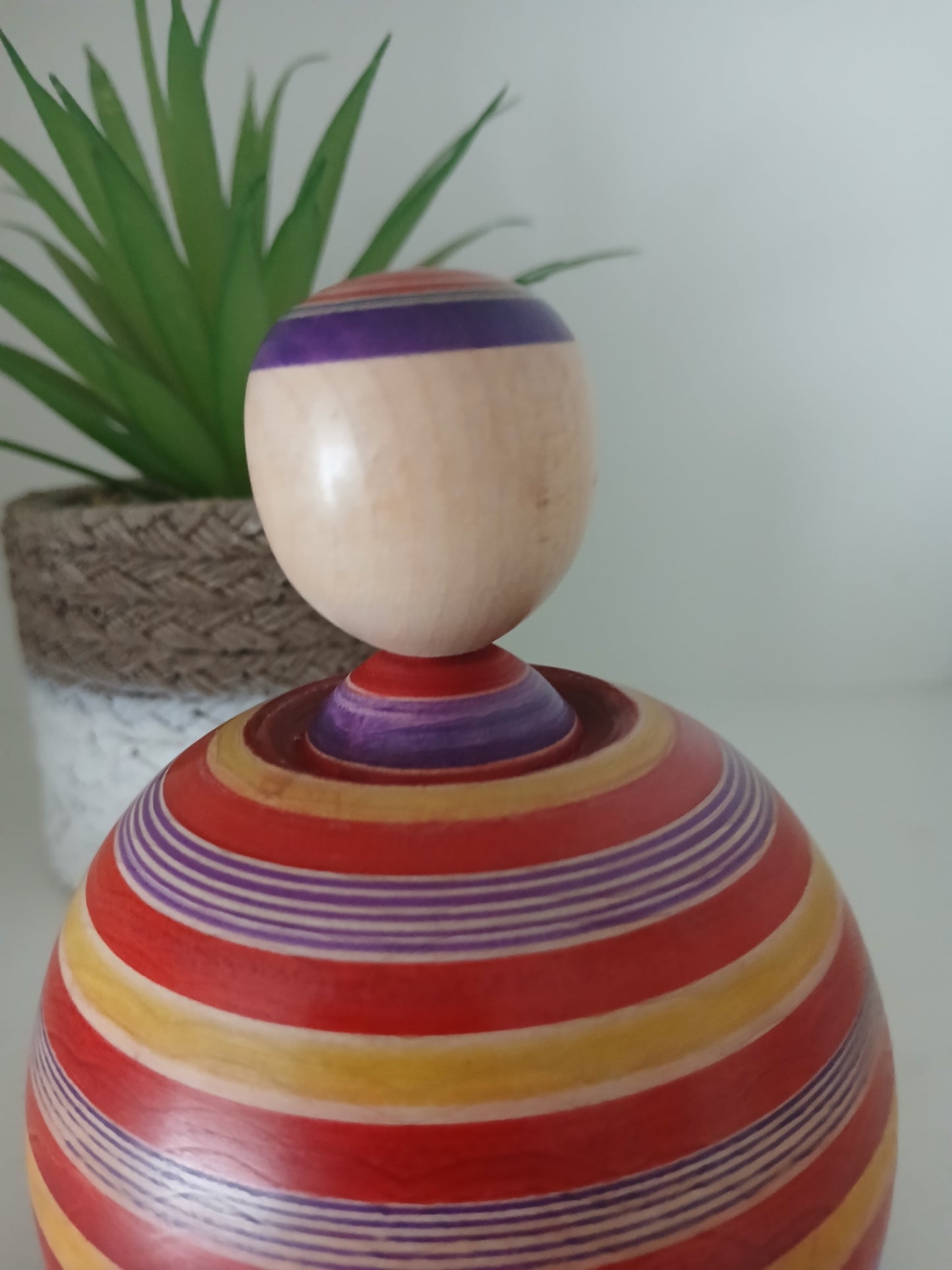 Vintage Ejiko kokeshi by Kamata Bunichi