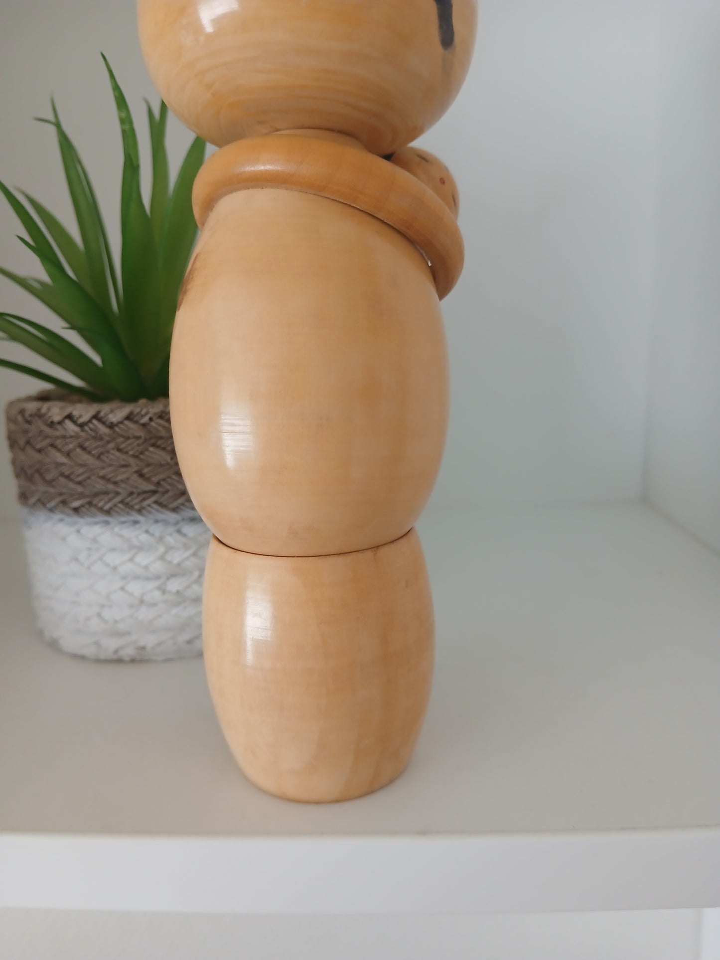 Vintage creative kokeshi by Yajima Suihou (1915-)- Mother and child