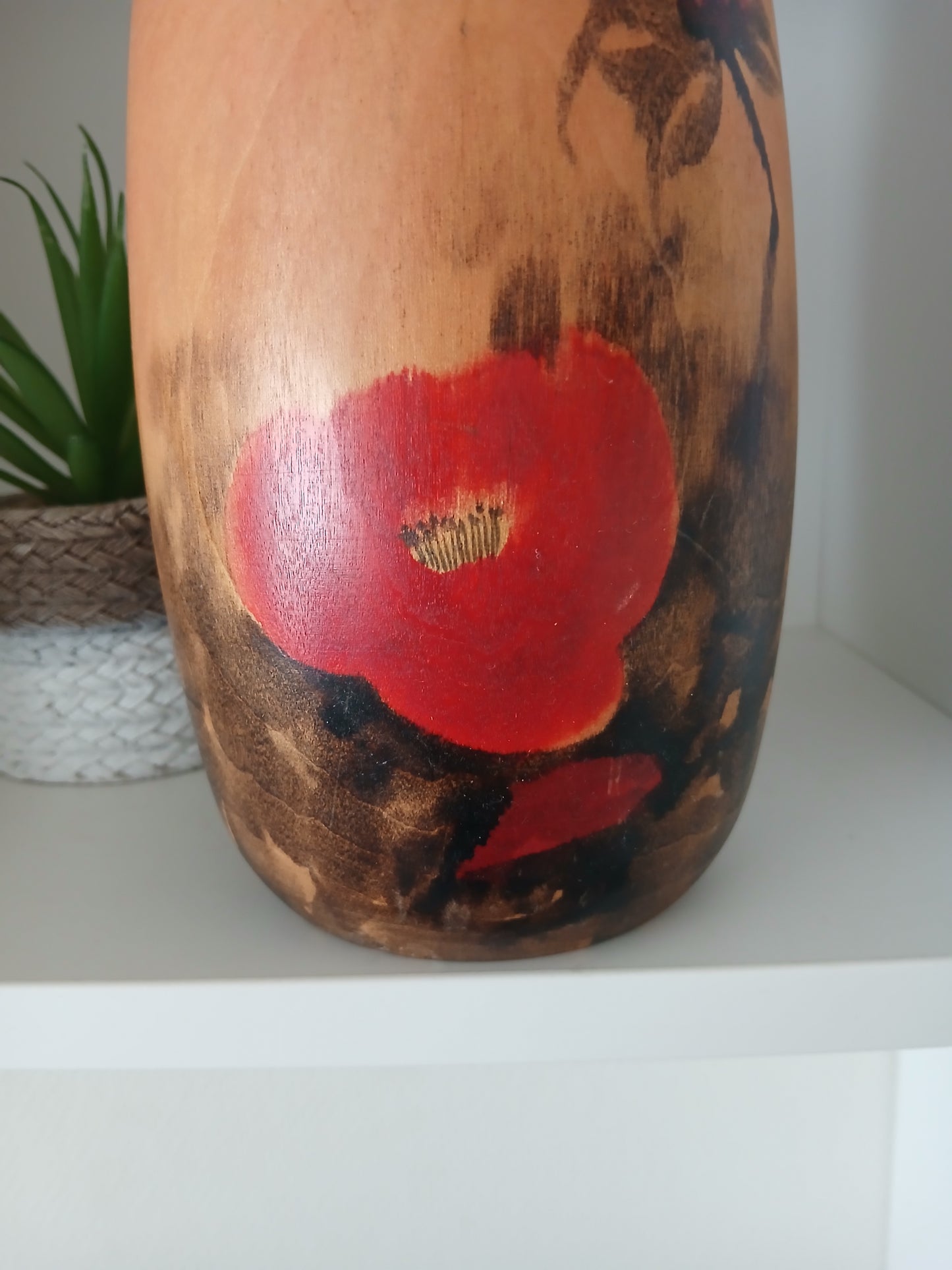 Rare vintage sosaku Kokeshi made by Masao Watanabe (1917-2007)