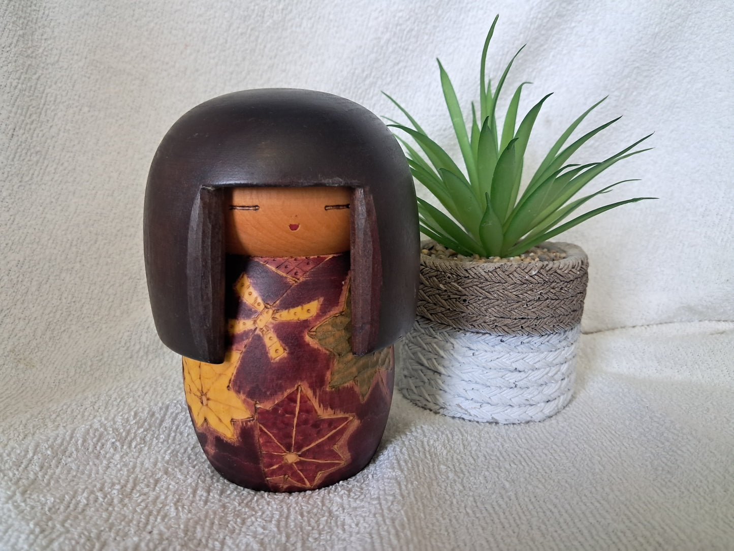 Rare Vintage Creative kokeshi by Kato Tatsuo (1940-)