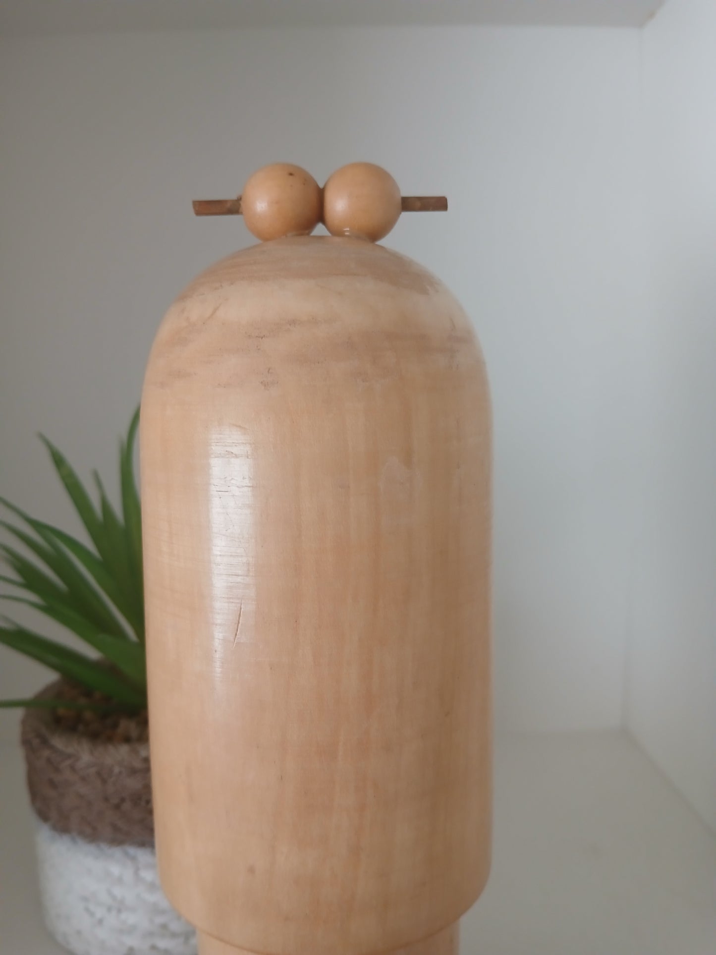 Rare creative kokeshi by Mitsuo