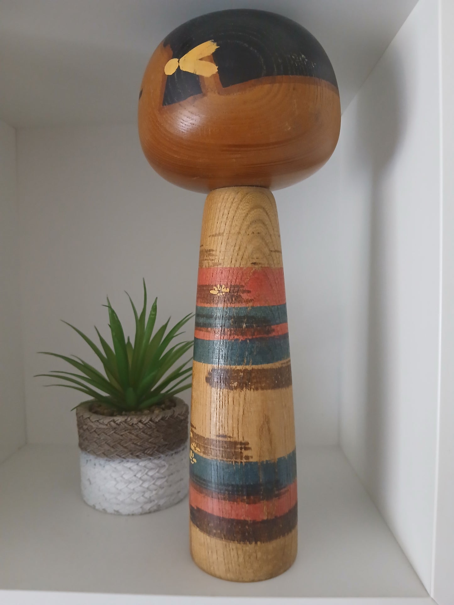 Big vintage creative kokeshi made by Sanpei Yamanaka (1926-2012)