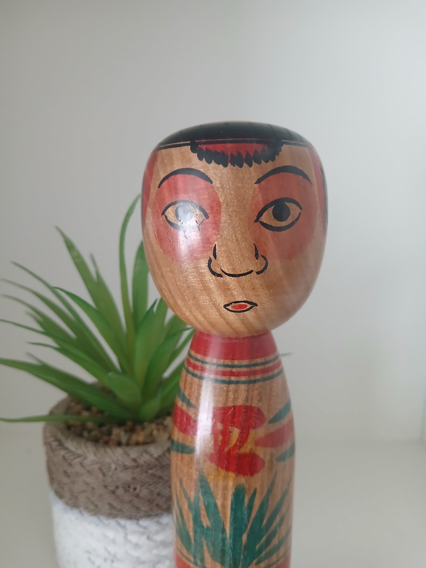 Vintage traditional Nakanosawa kokeshi
