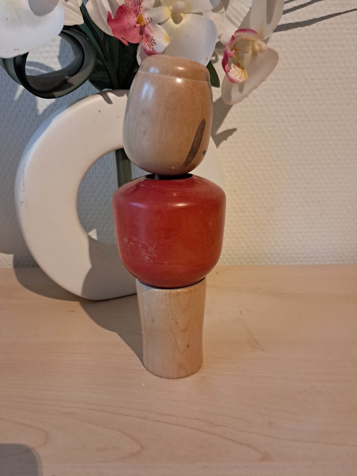 Vintage Sosaku kokeshi by Miyajima Muhitsu