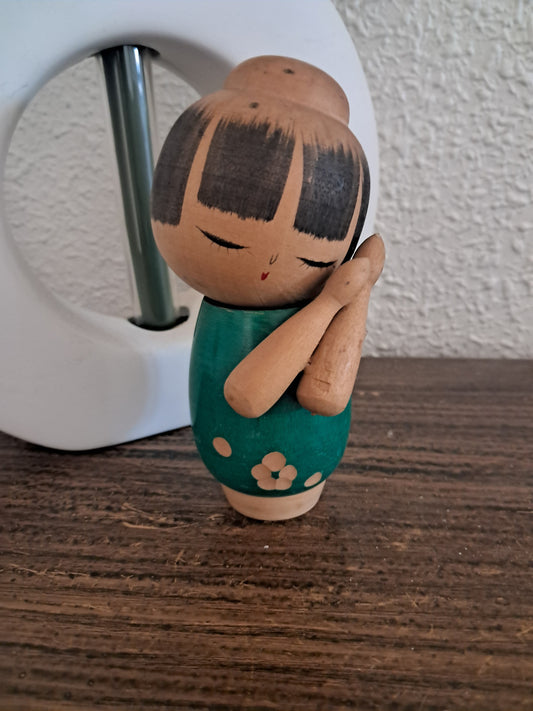 Lovely sosaku kokeshi by Sato Suigai (1918-2002)