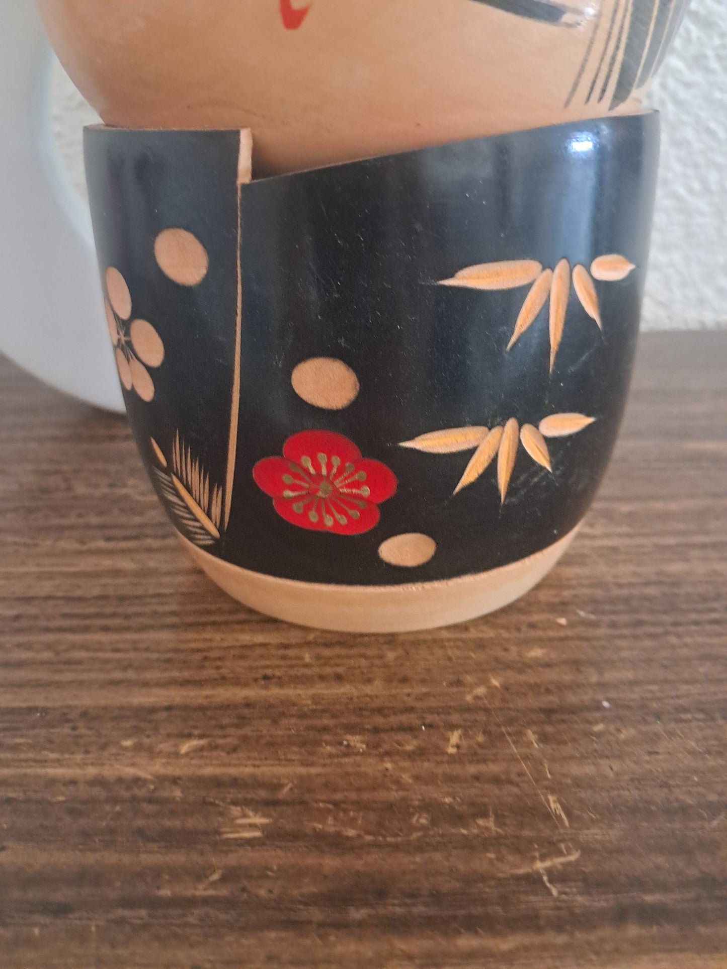 Vintage Sosaku kokeshi by Sato Suigai (1920-)