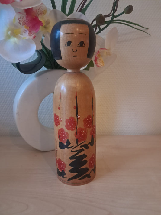 Vintage Kijiama Kokeshi by Onodera Koraku (1944-)