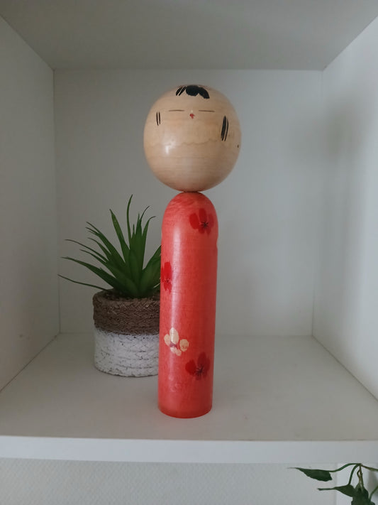 Rare Vintage Creative Kokeshi By Takahashi Hashime (1918-2002)