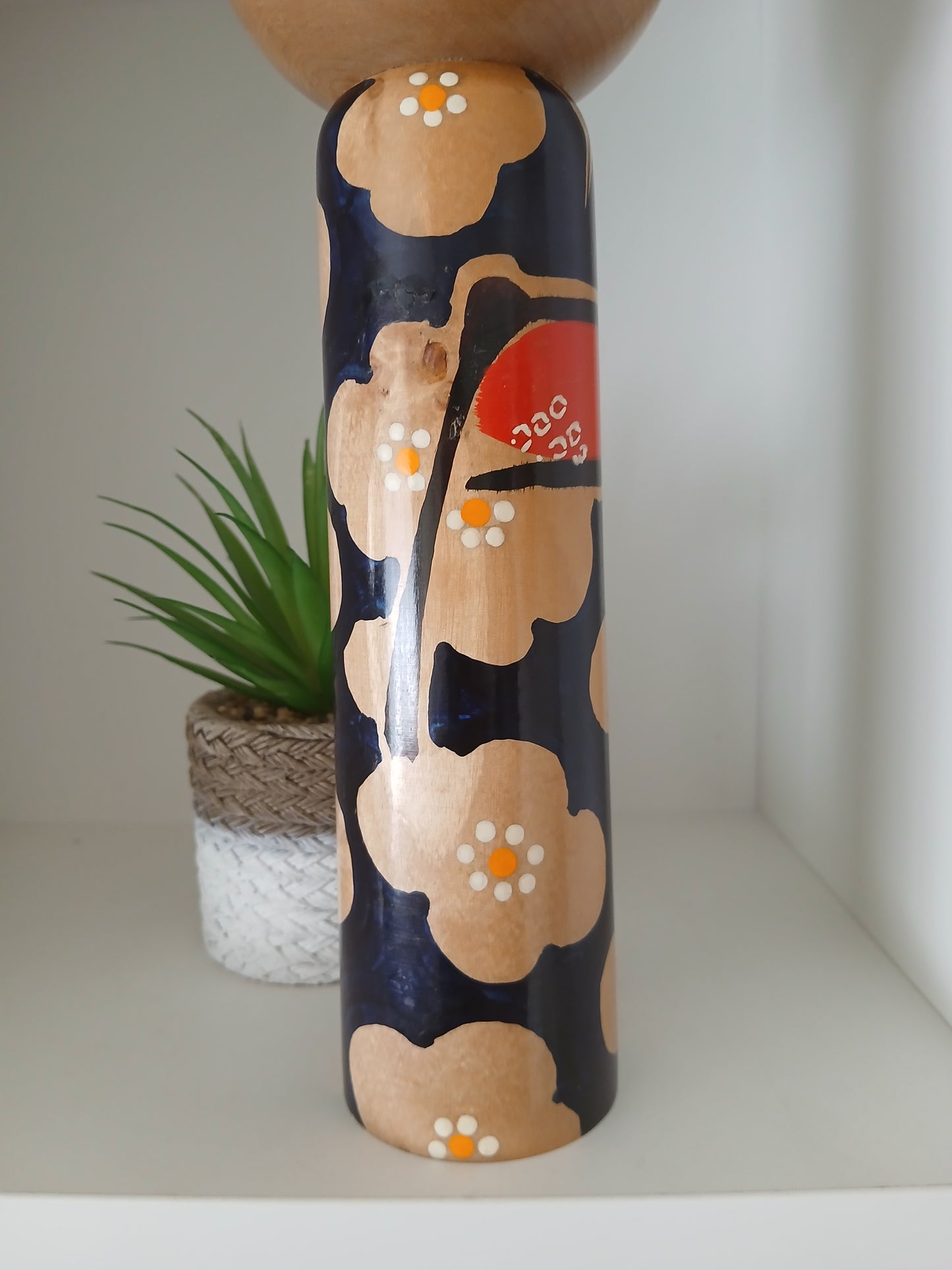 Vintage creative kokeshi by  Kiyohara Takao