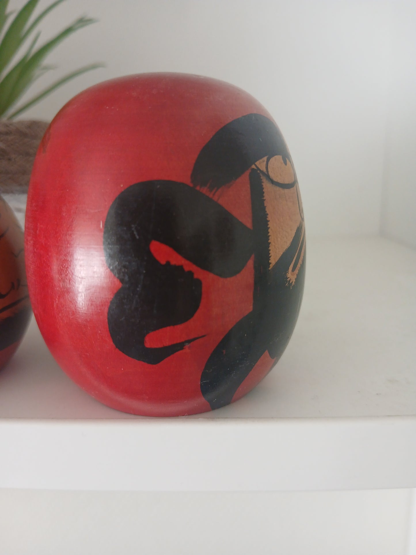 Vintage set Daruma kokeshi
