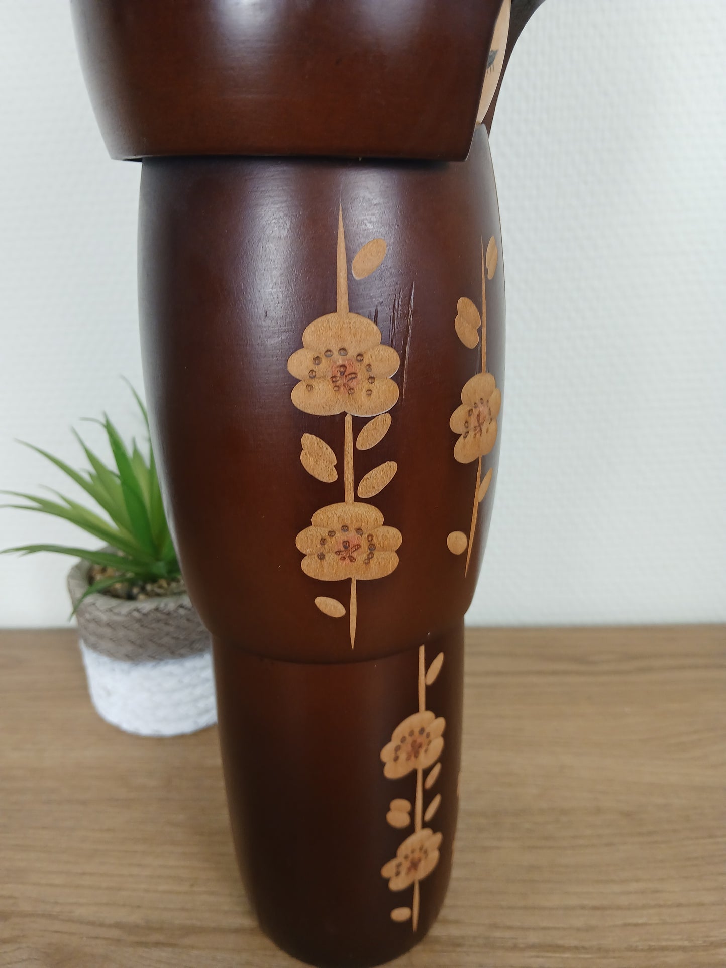 Large Vintage Creative kokeshi by Hajime Miyashita(1940-)- 38,5cm