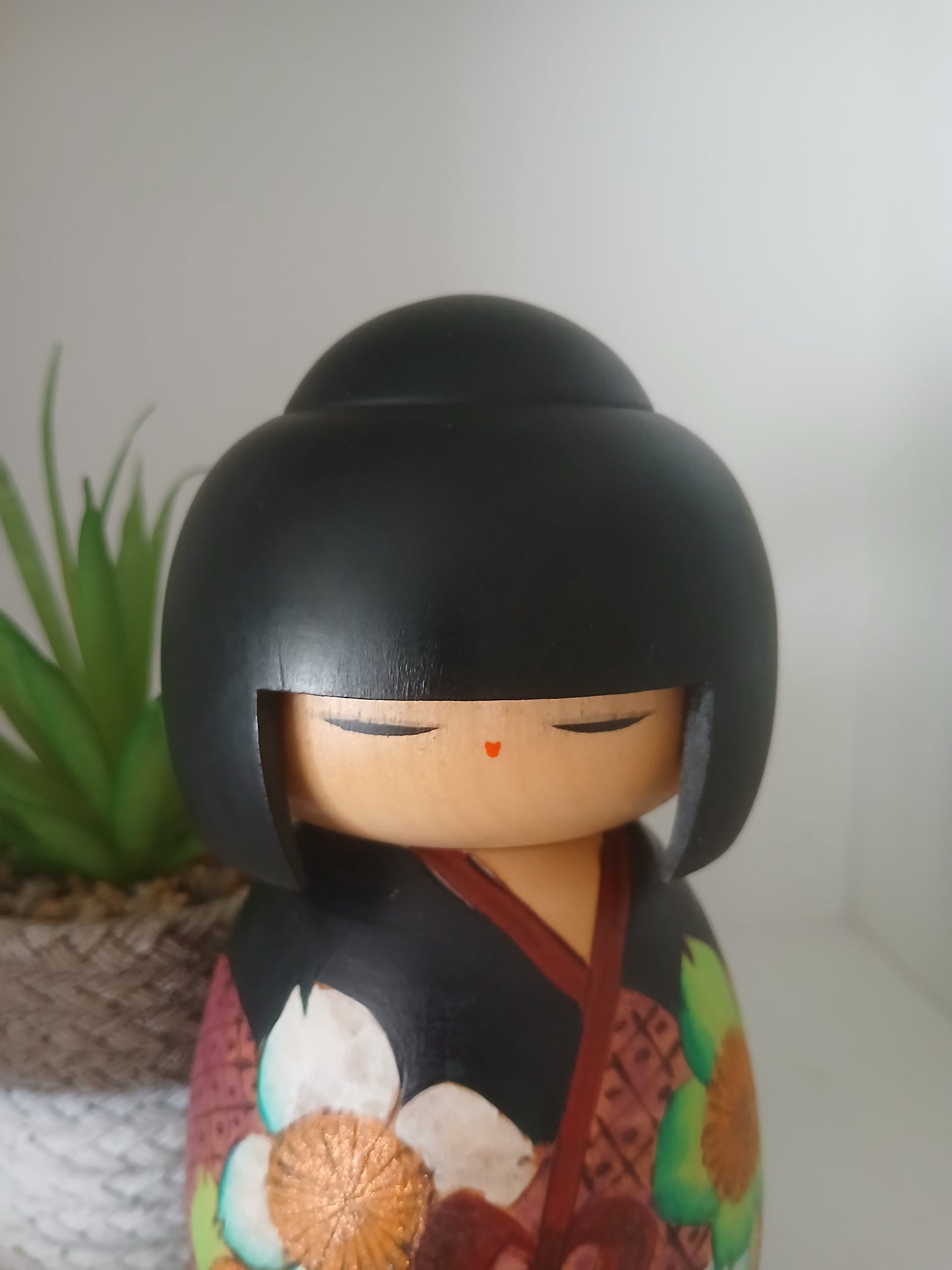 Vintage Gumma Kokeshi By Yuji Kawase (1938-)