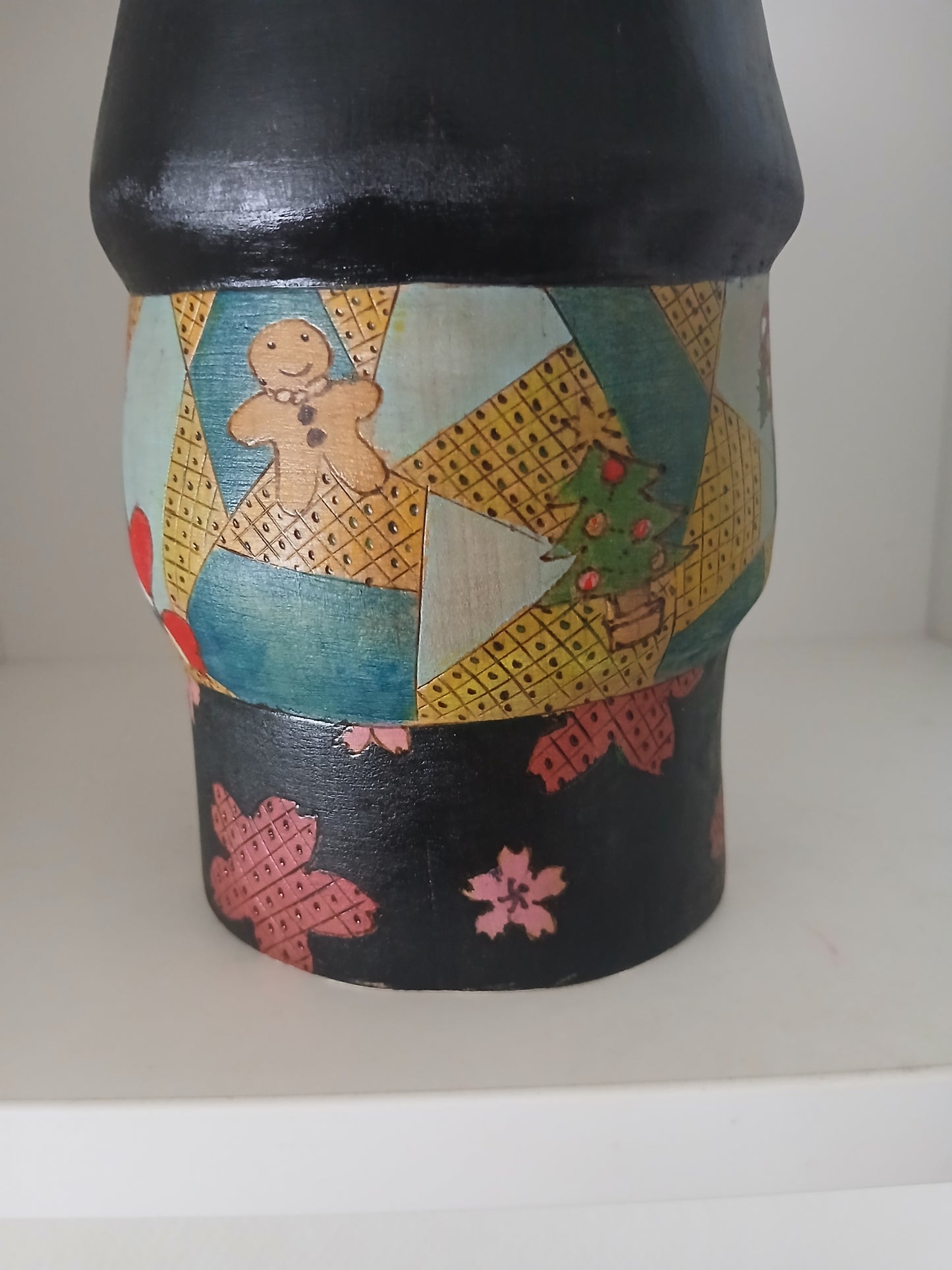 Exclusive creative kokeshi by Yuko Yamazaki - Christmas serie 2025