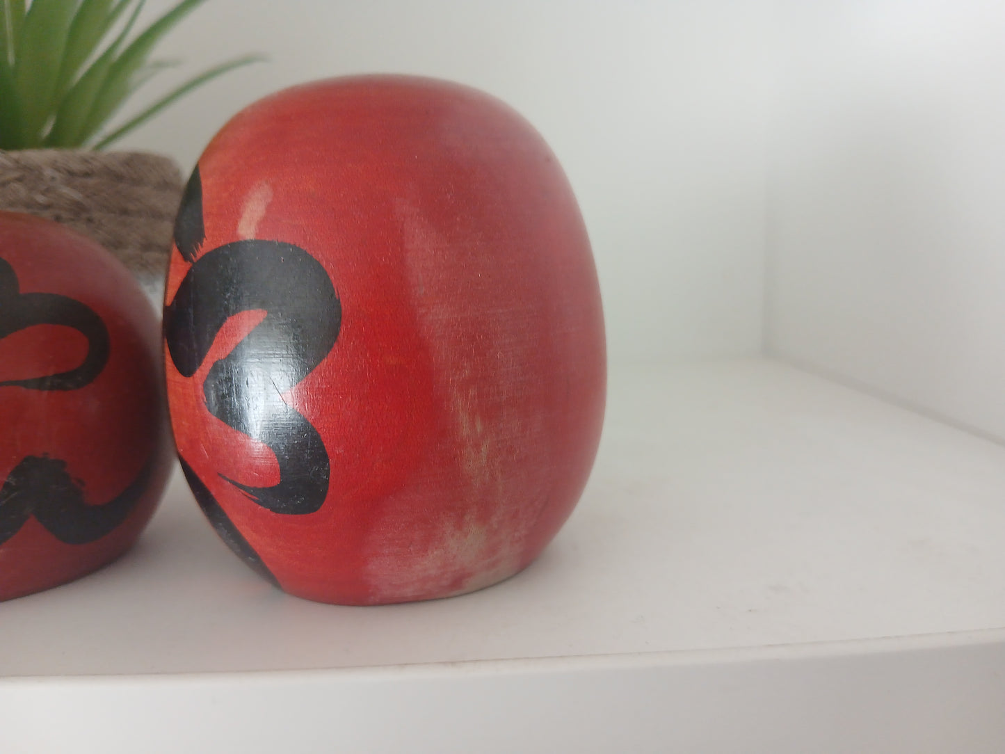 Vintage set Daruma kokeshi