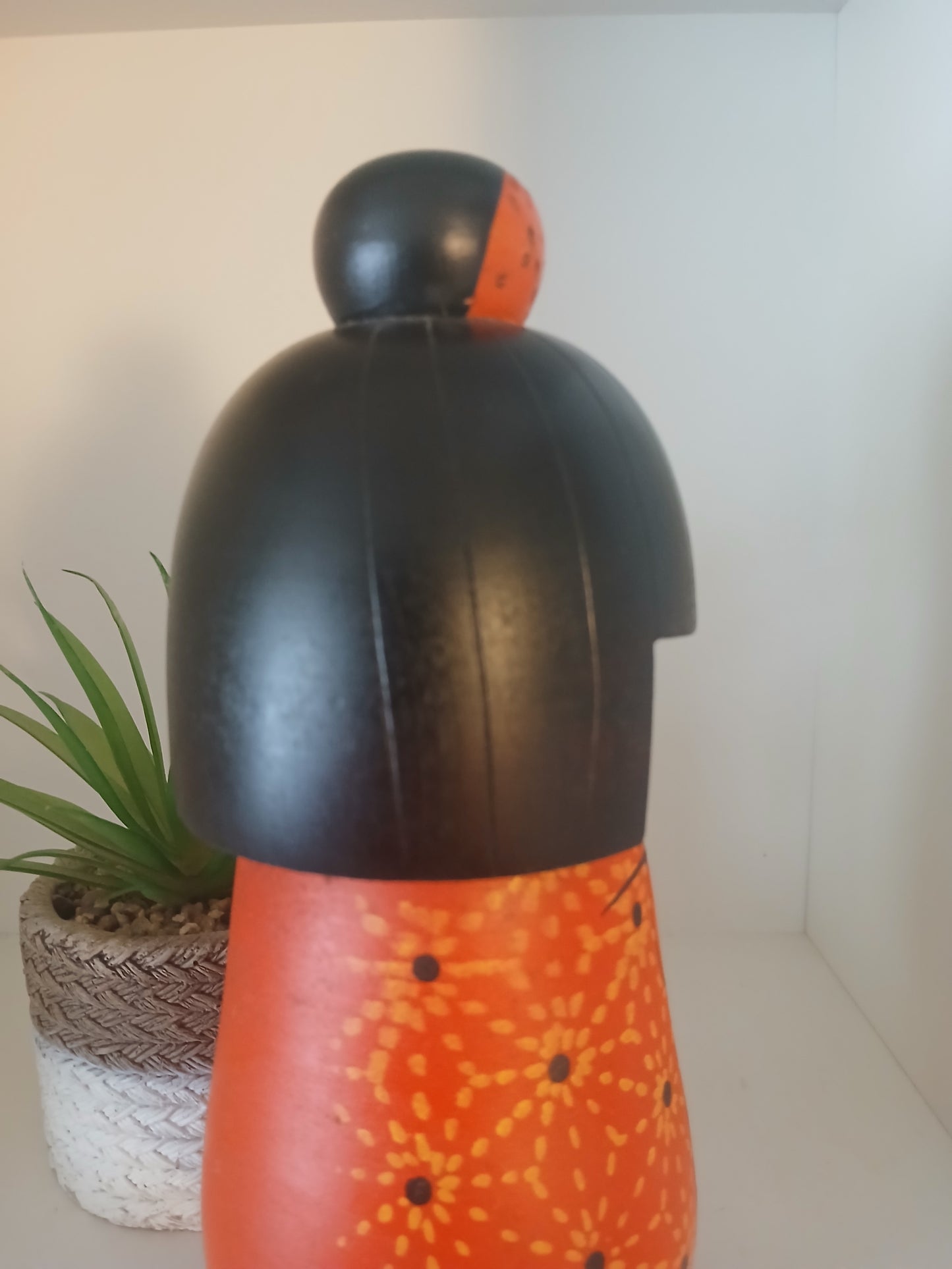 Vintage Gumma kokeshi made by Kazuo Takamizawa (1927-)