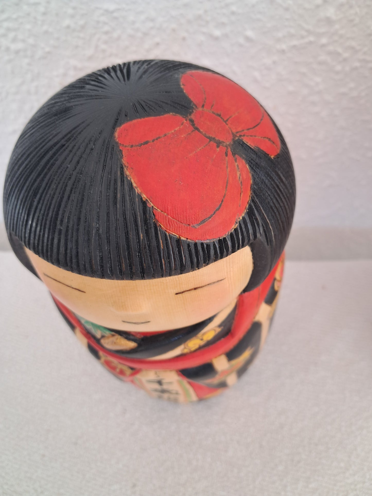 Exclusive Kokeshi made by Yuko Yamazaki (1956-)