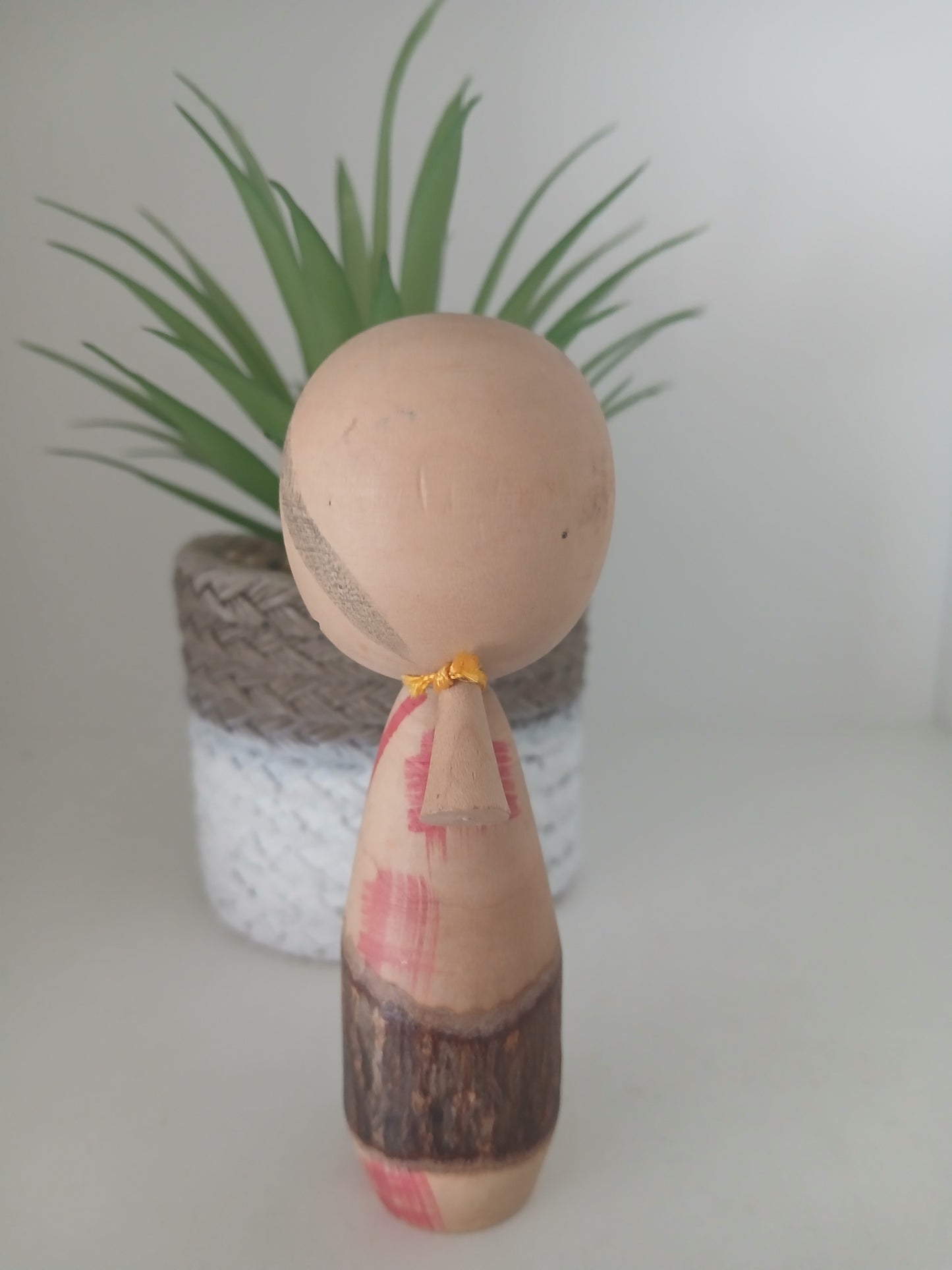 Cute creative kokeshi with lovely pigtails