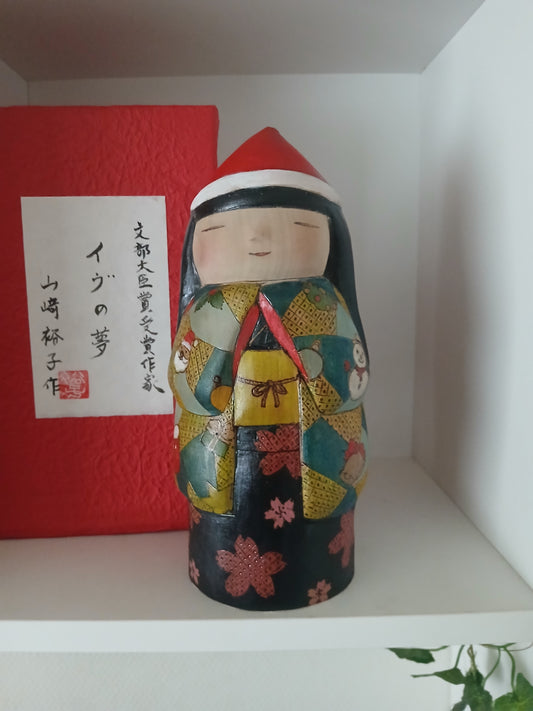 Exclusive creative kokeshi by Yuko Yamazaki - Christmas serie 2025