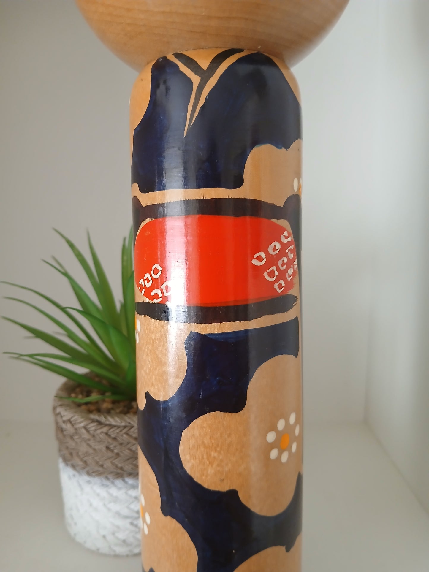 Vintage creative kokeshi by  Kiyohara Takao