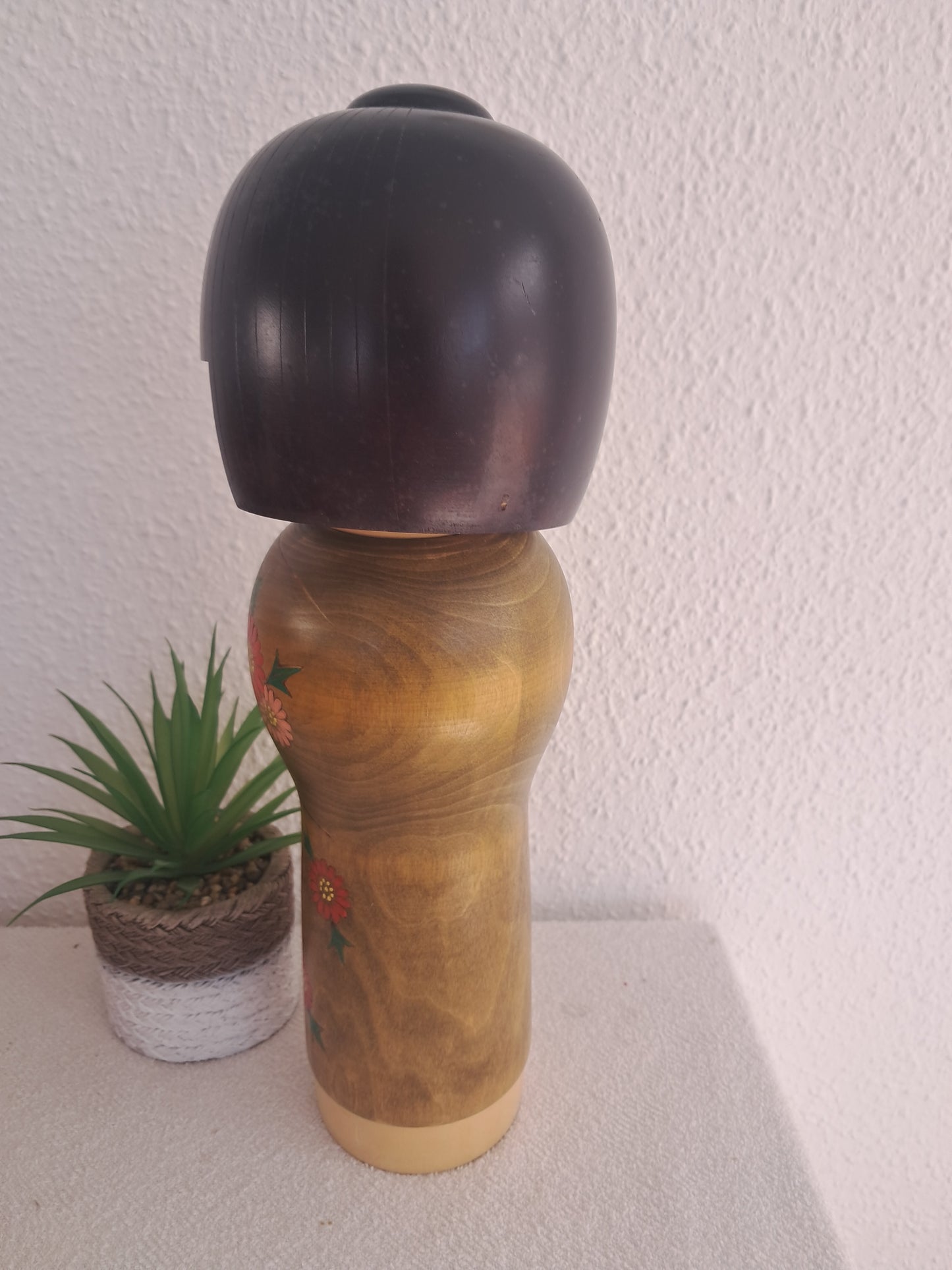 Rare Exclusive creative kokeshi by Kishi Sadao (1932-1998) - XL 35cm