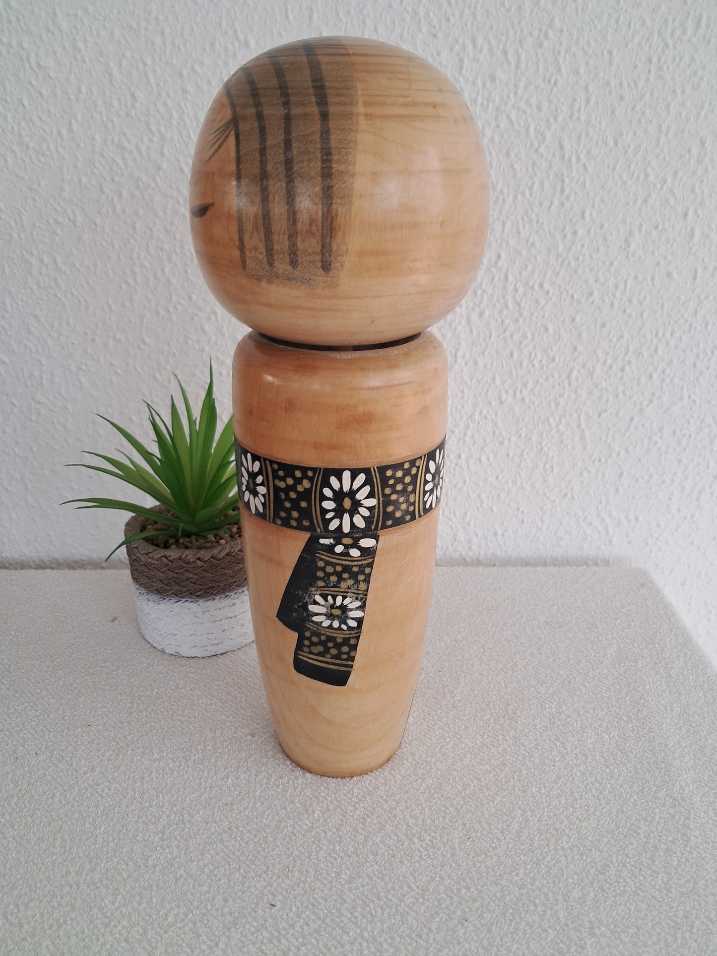 Rare big creative Kokeshi made by Ishida Kanji