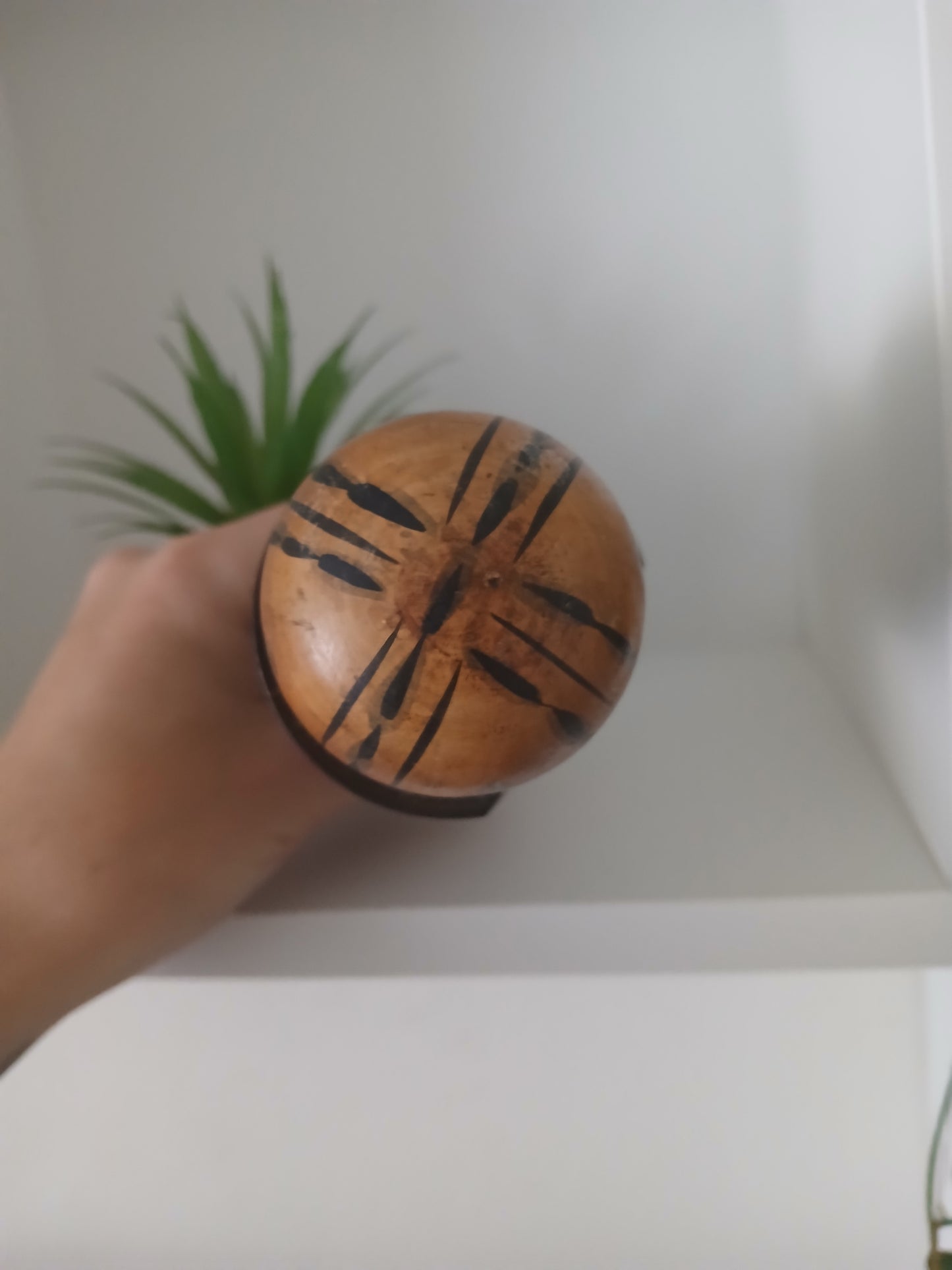 Rare Vintage Creative Kokeshi by renowned artisan Ikuyoshi Yokozuka