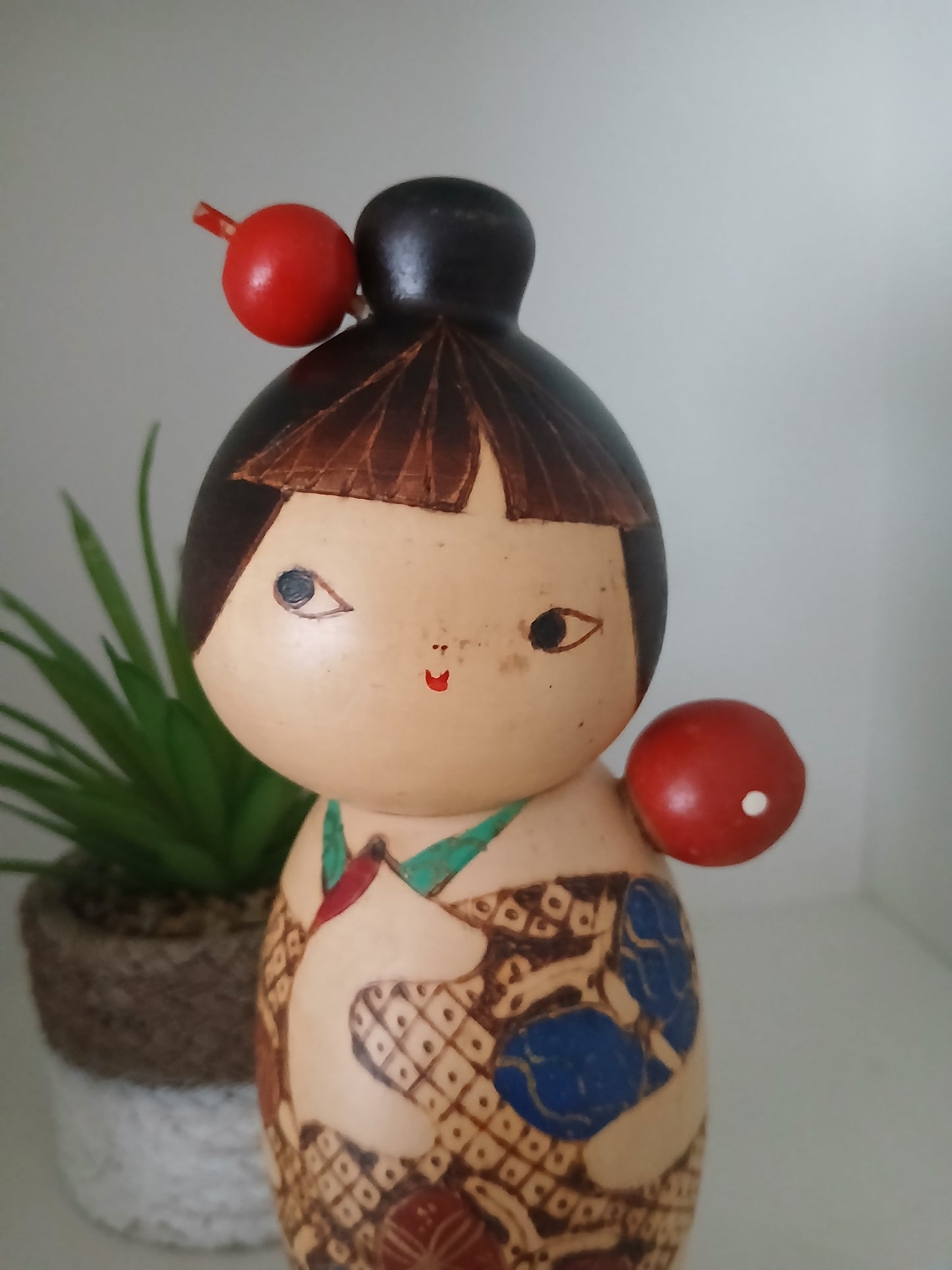 Rare Vintage Sosaku Kokeshi by Kato Tatsuo (1940-)
