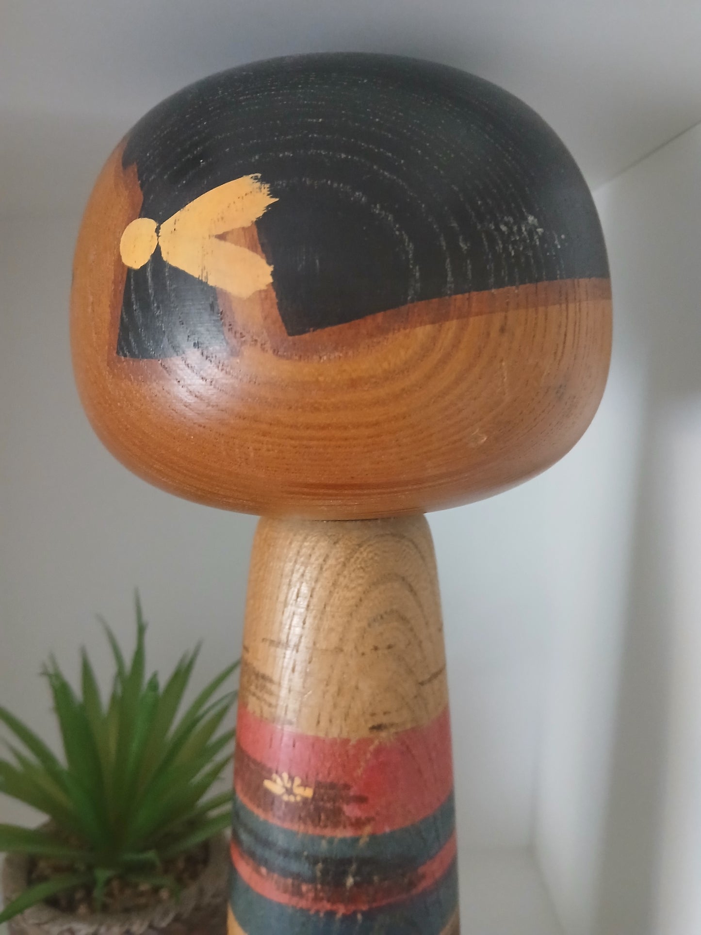Big vintage creative kokeshi made by Sanpei Yamanaka (1926-2012)