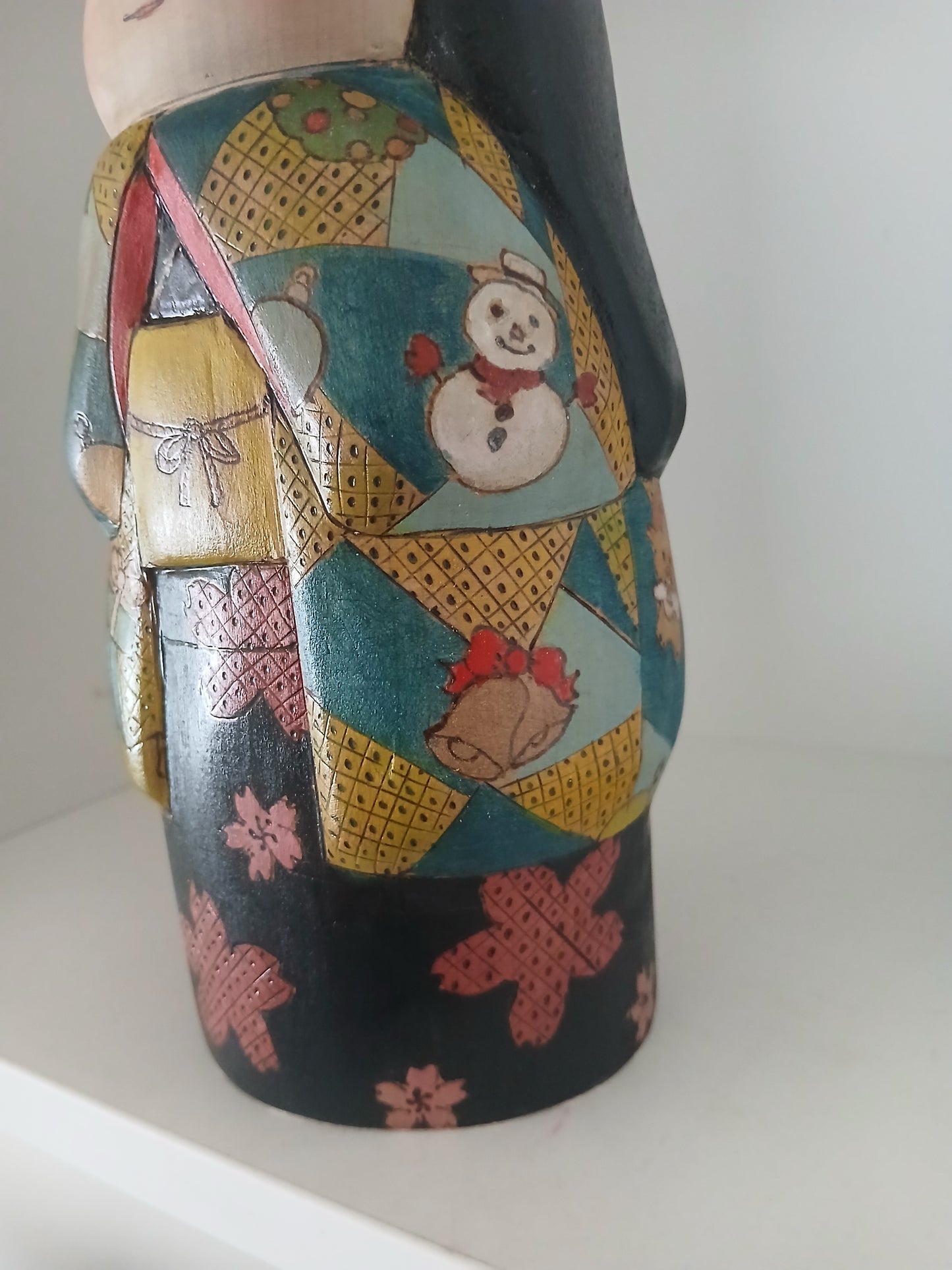 Exclusive creative kokeshi by Yuko Yamazaki - Christmas serie 2025