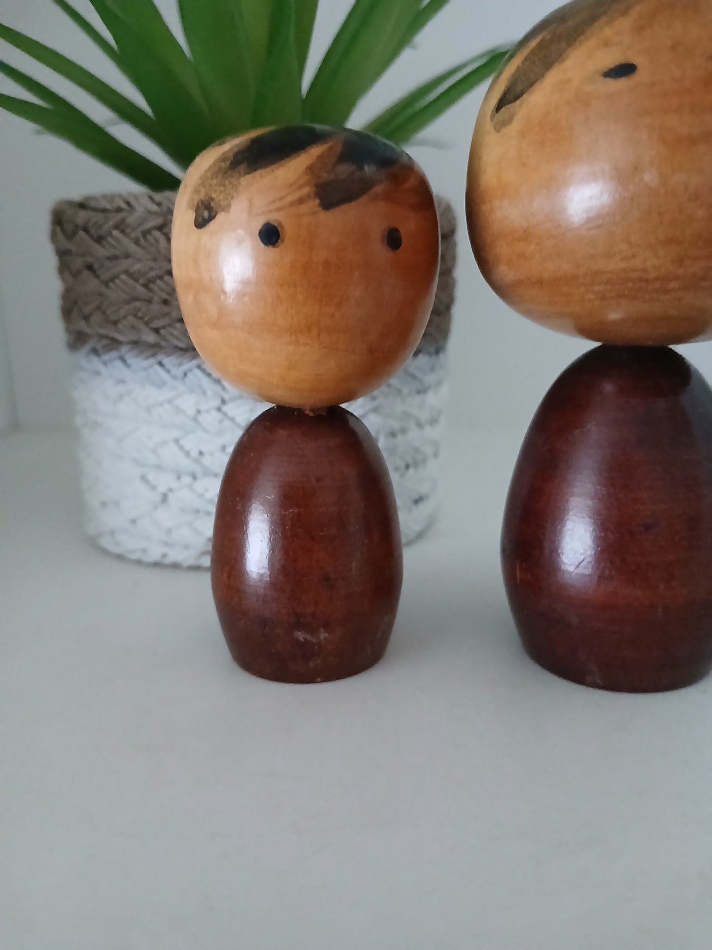 Lovely vintage set creative kokeshi- Mother and Child