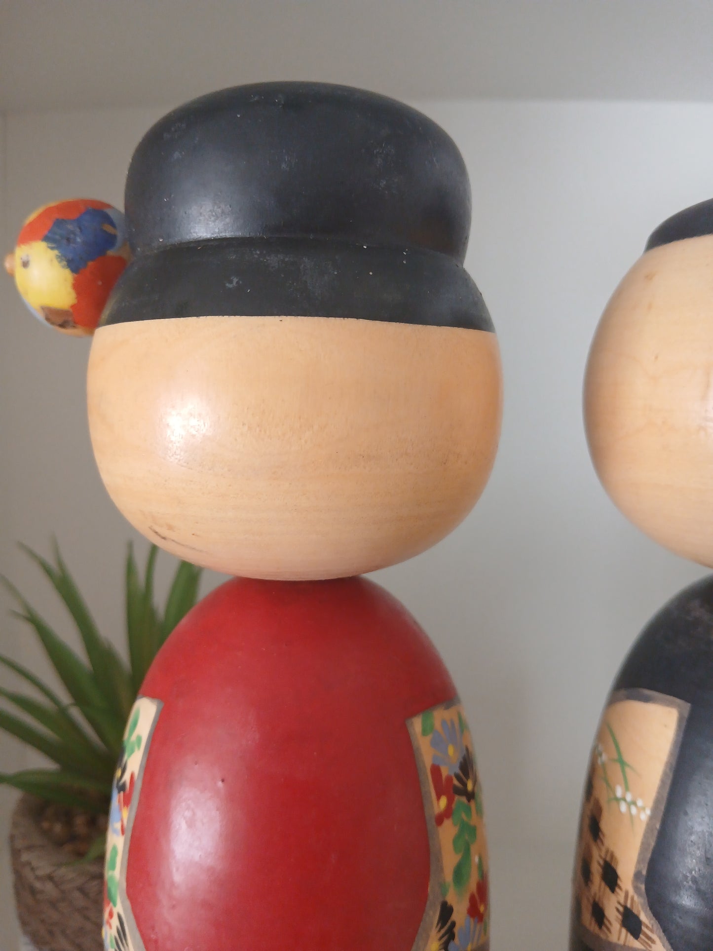 Vintage set of Donko kokeshi