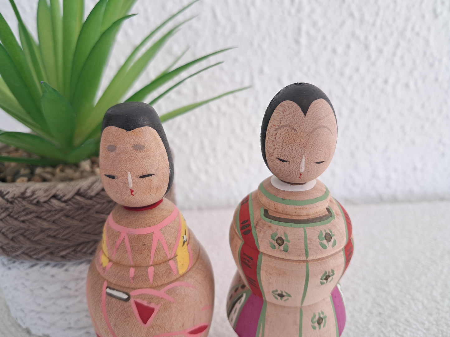 Set kokeshi Emperor and Empress