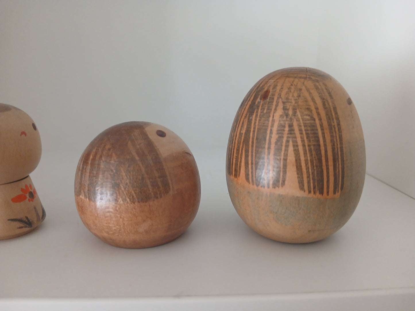 2 sets of vintage creative kokeshi by Yamanaka Sanpei
