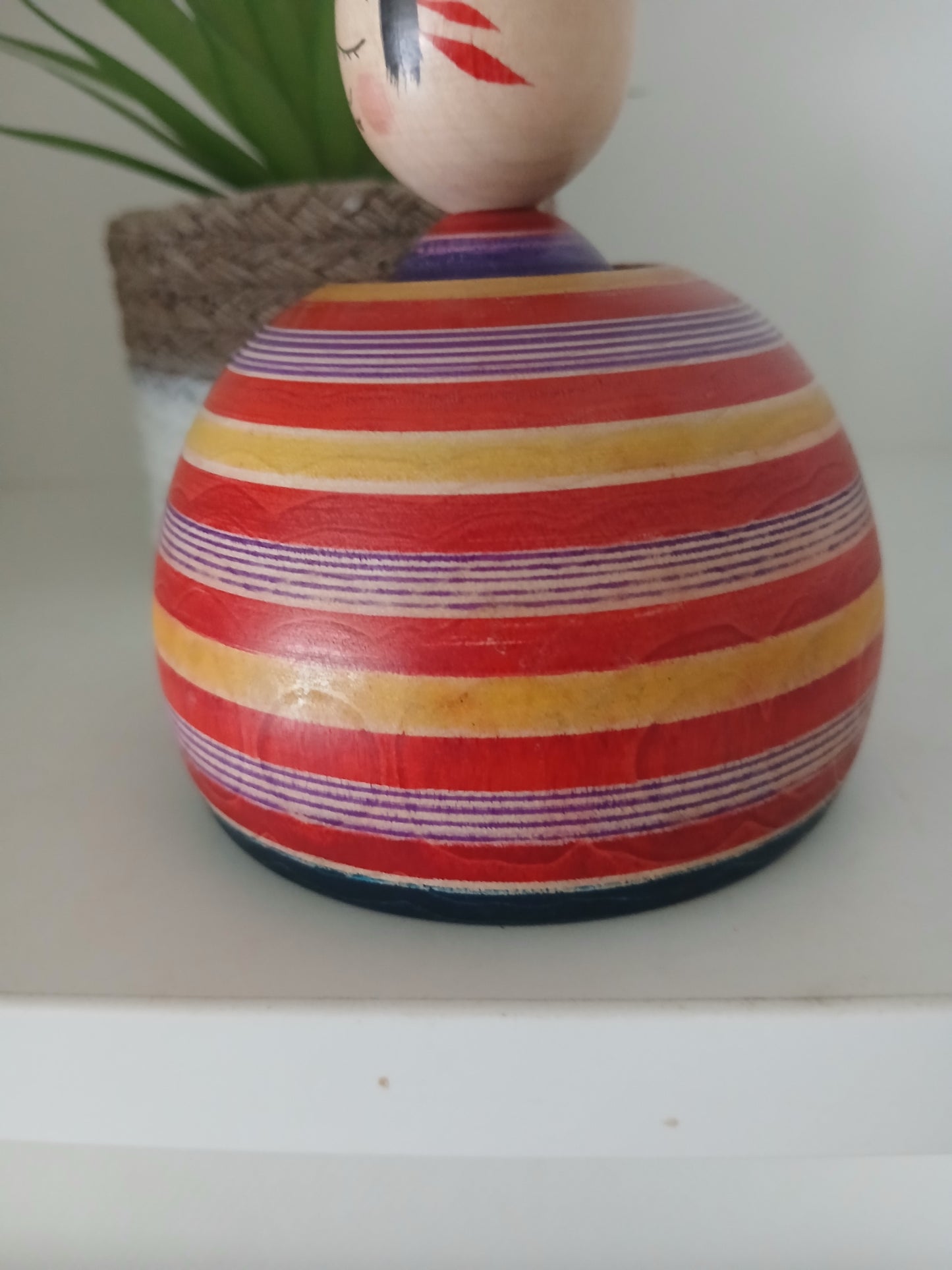 Vintage Ejiko kokeshi by Kamata Bunichi