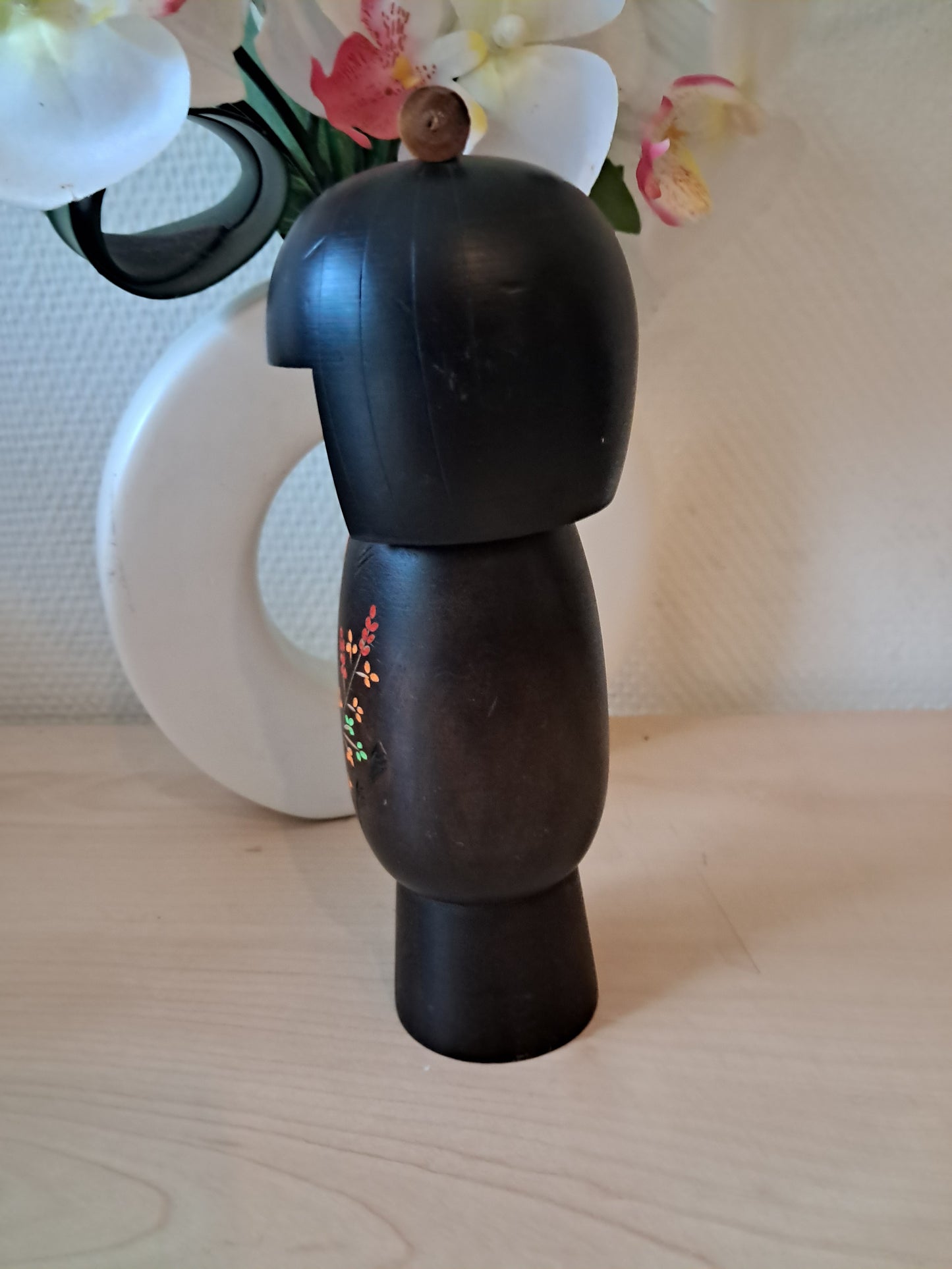 Vintage Sosaku kokeshi by Kishi Sadao (1932-1998)