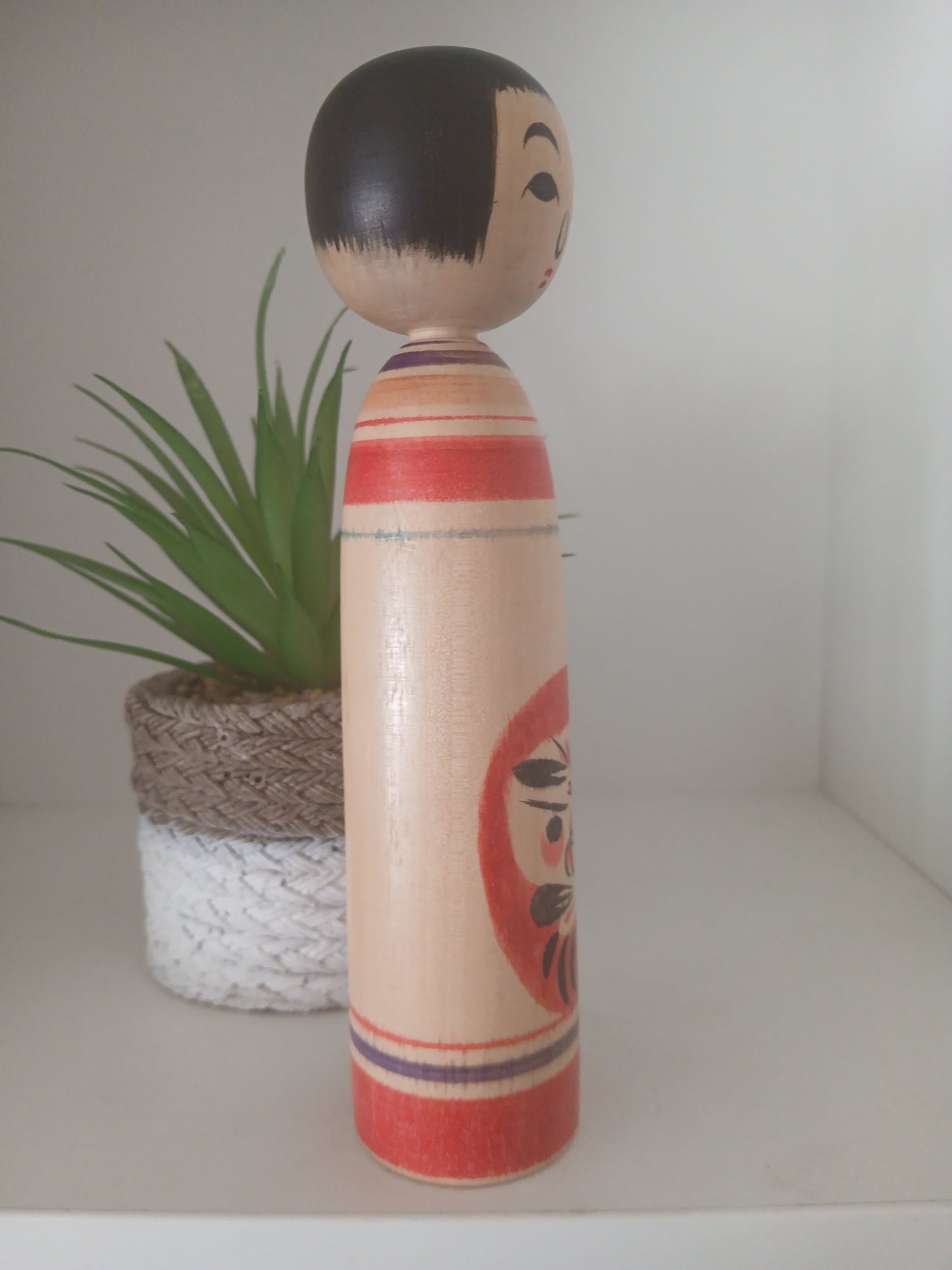 Vintage Tsugaru Kokeshi by Mamiya Masao (1921~2008)