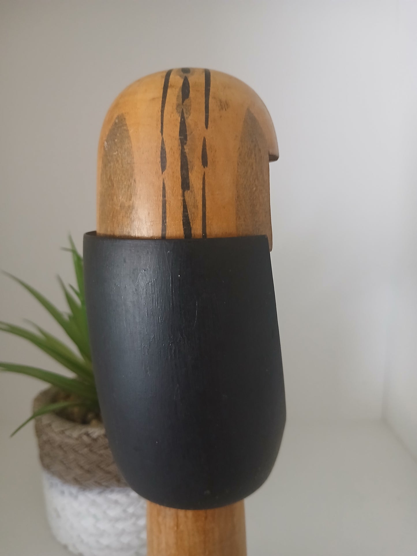 Rare Vintage Creative Kokeshi by renowned artisan Ikuyoshi Yokozuka