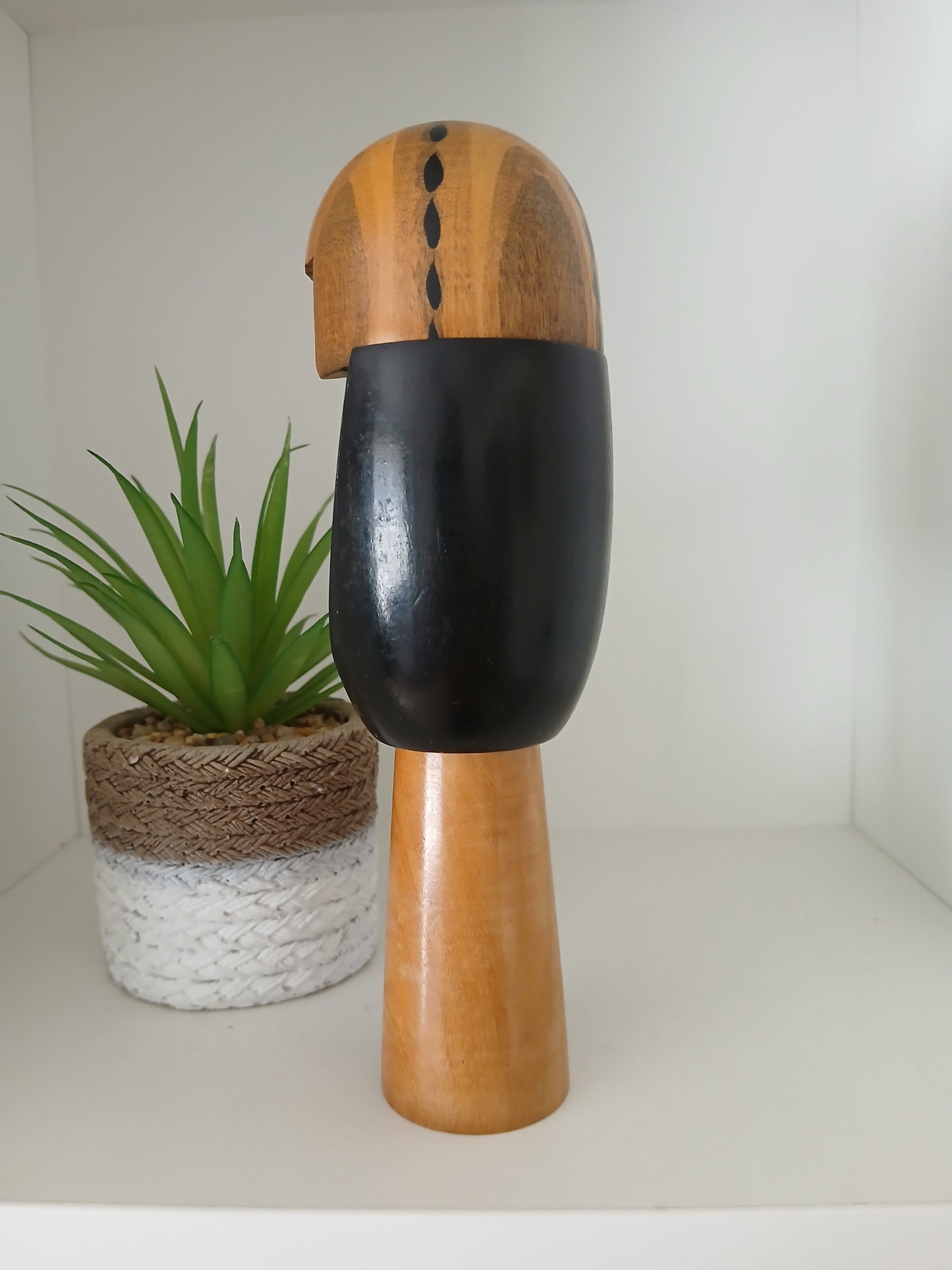 Rare creative kokeshi by renowned artisan Ikuyoshi Yokozuka