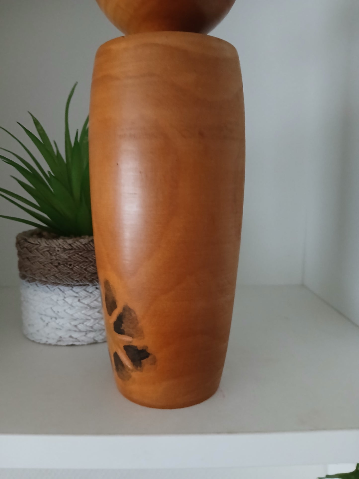 Rare Vintage Creative Kokeshi by renowned artisan Ikuyoshi Yokozuka