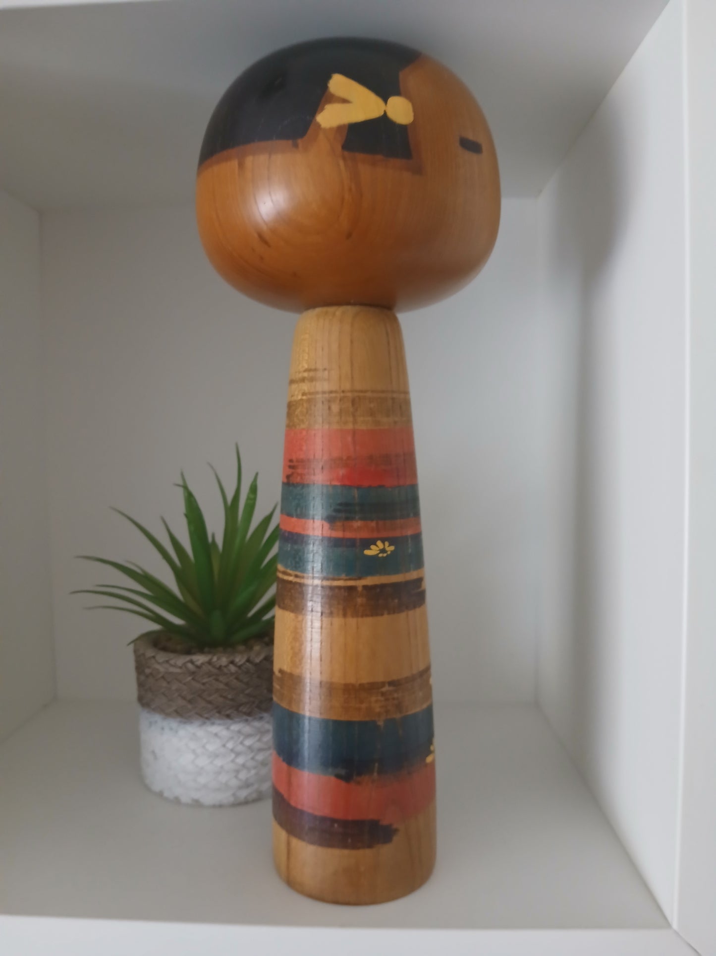 Big vintage creative kokeshi made by Sanpei Yamanaka (1926-2012)