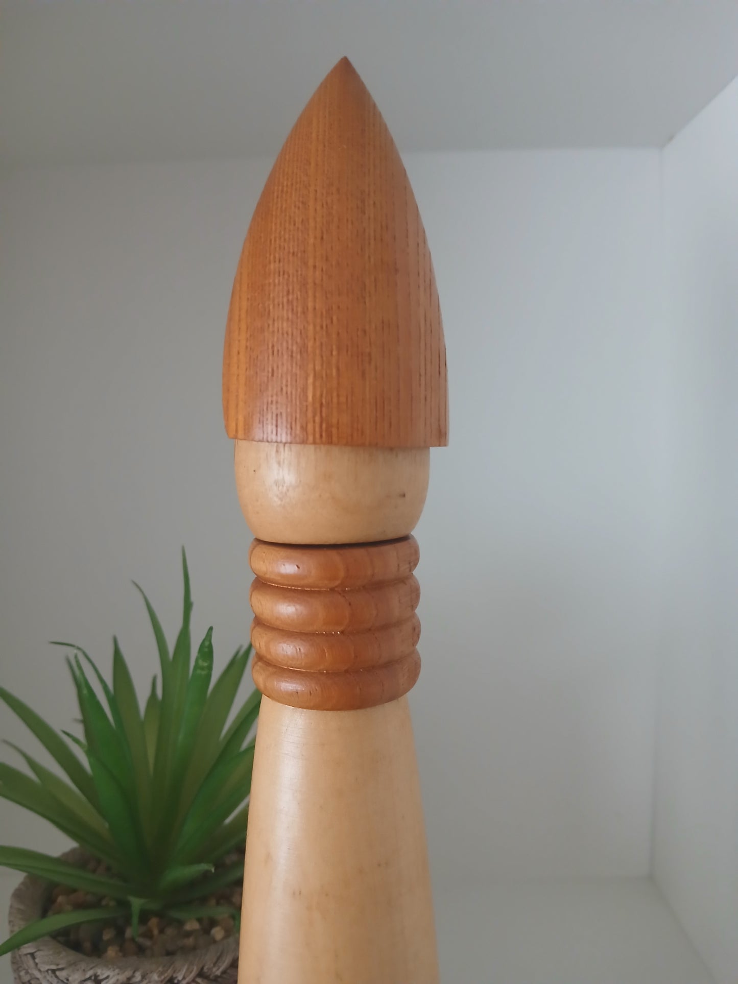 Rare vintage creative kokeshi by Shozan shido (1932-1995)