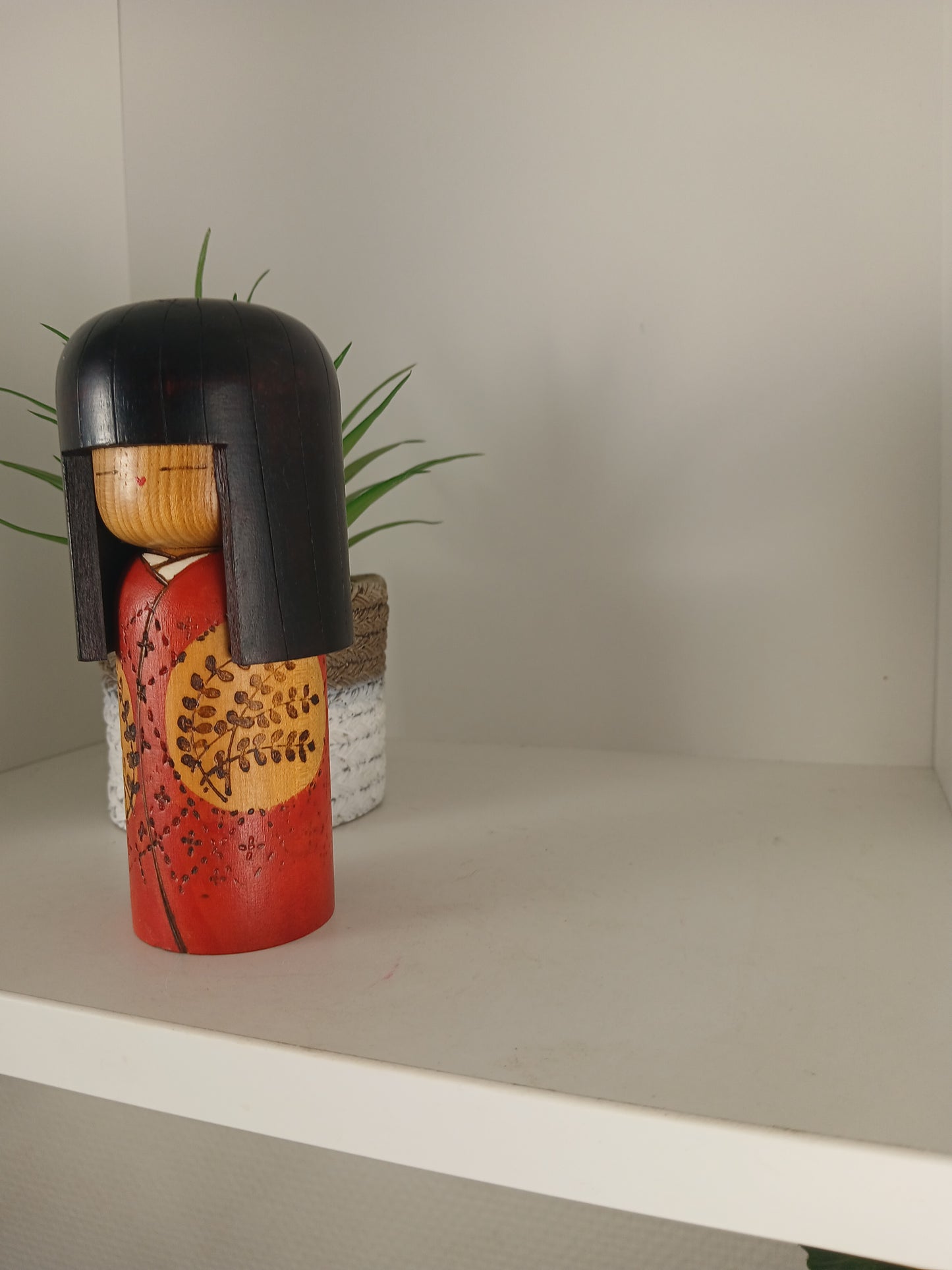 Vintage Gumma Kokeshi By Kazuo Takamizawa (1927-)