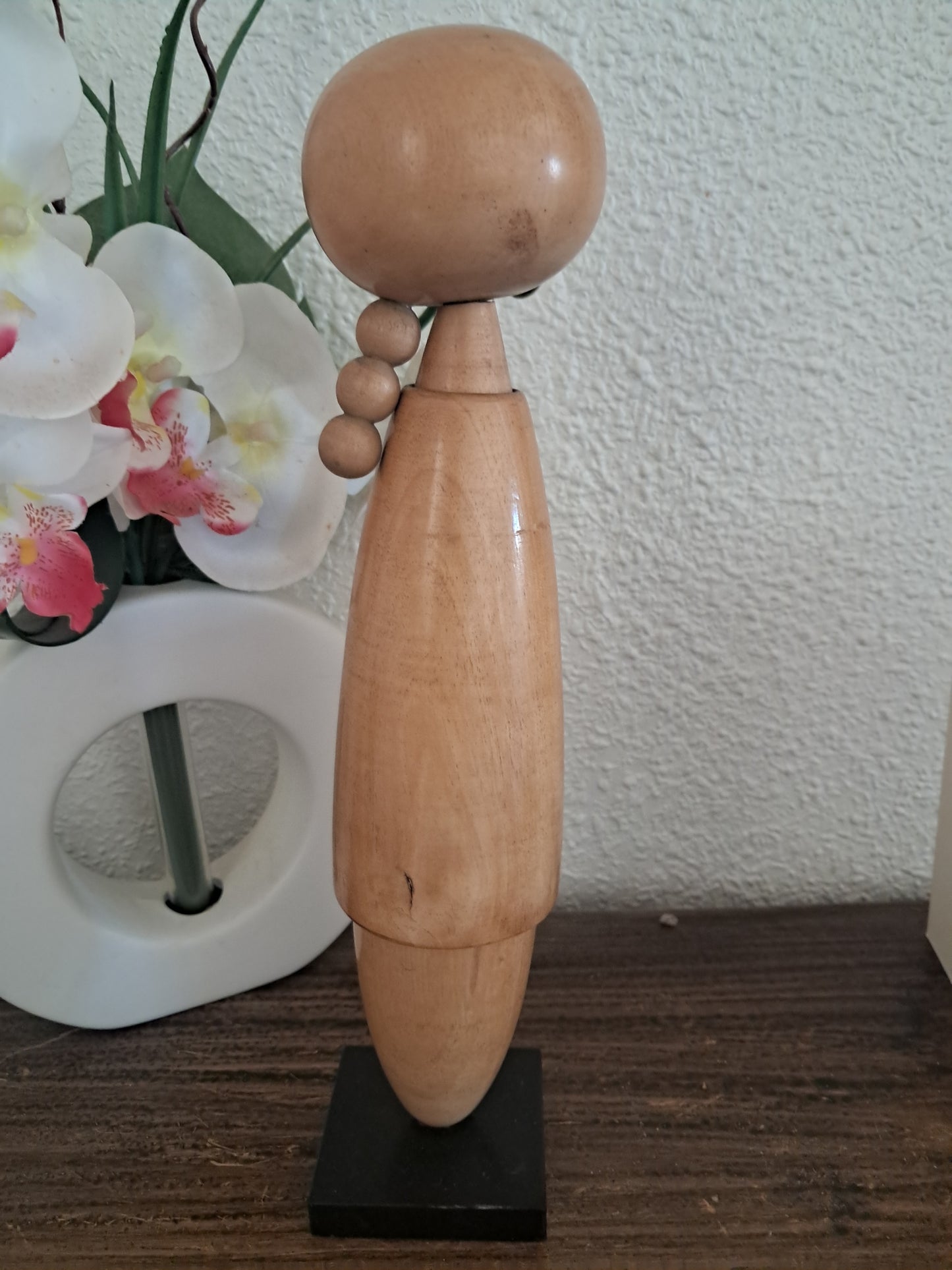 Vintage creative kokeshi by Shido Shozan (1932-1995)