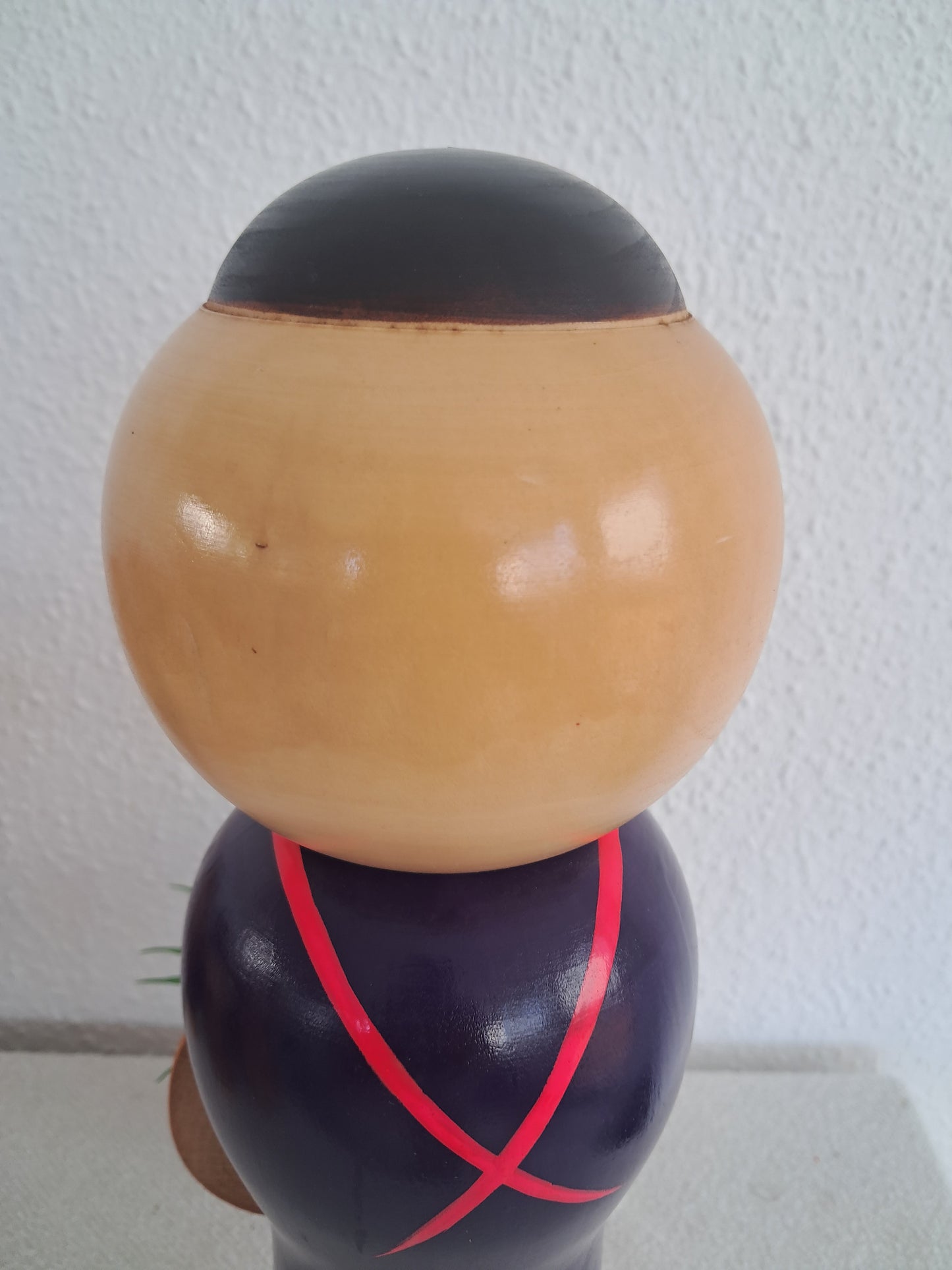 Rare exclusive creative kokeshi by Kishi Sadao (1932-1998) - XL 36cm