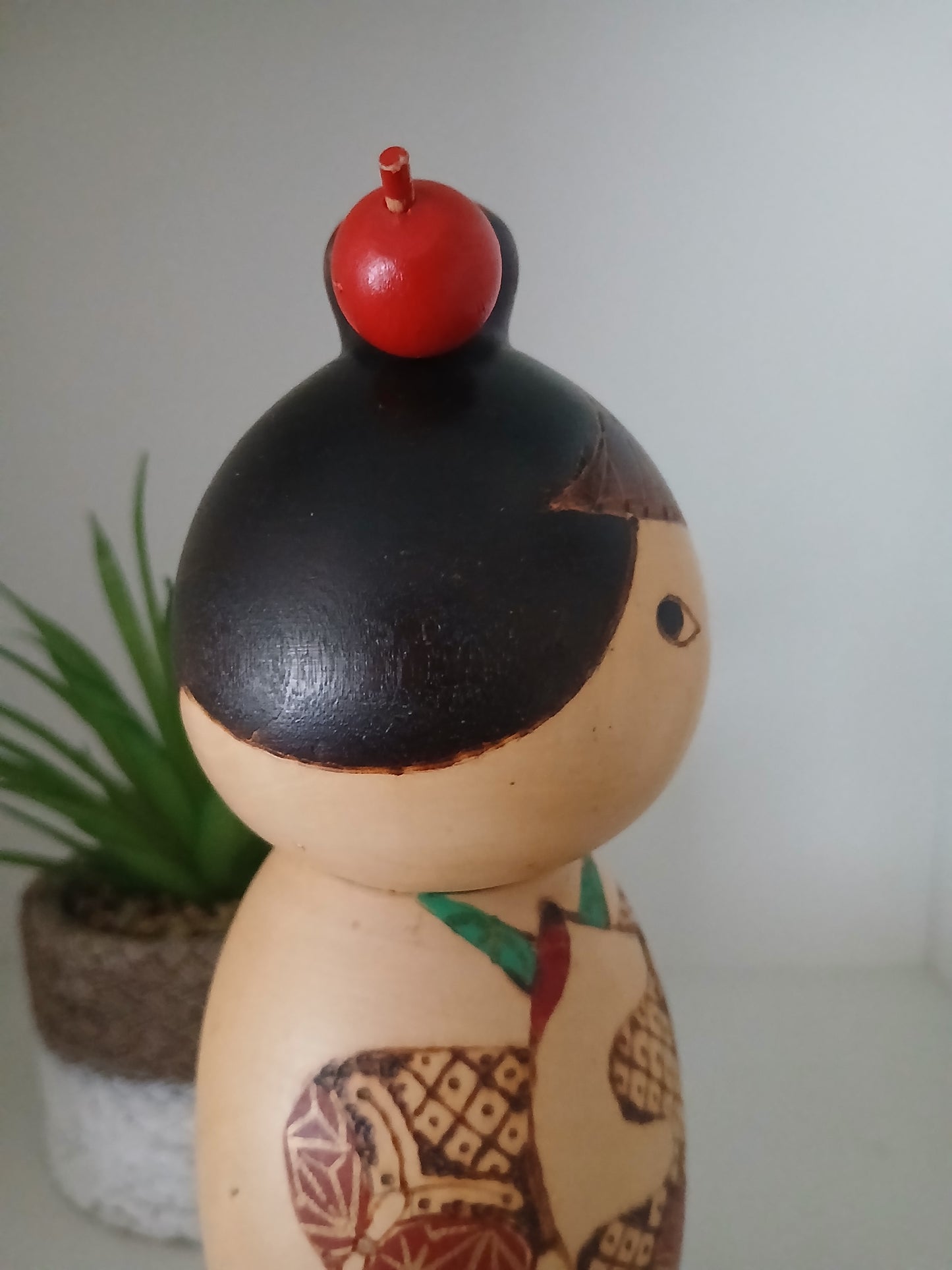Rare Vintage Sosaku Kokeshi by Kato Tatsuo (1940-)