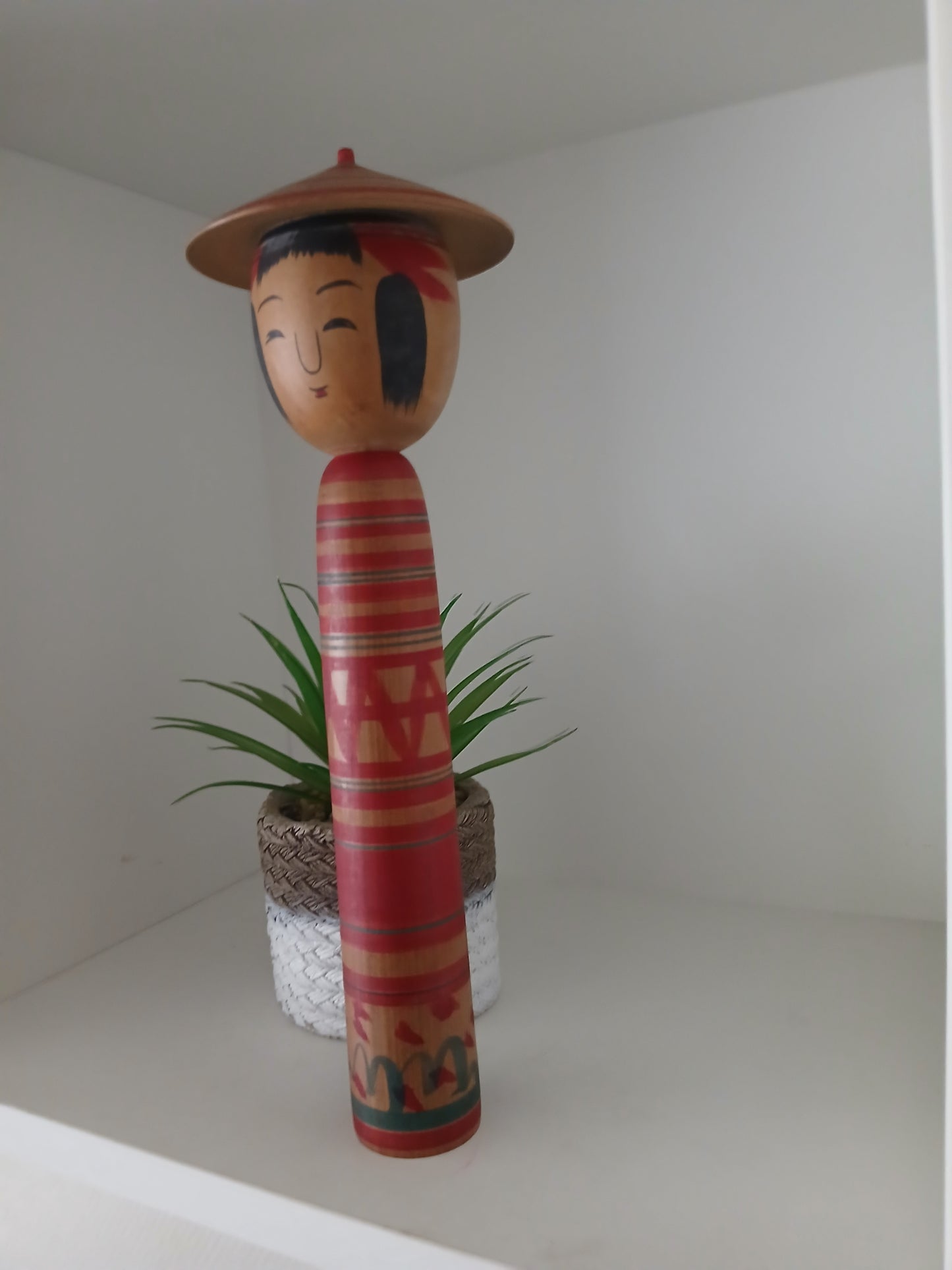 Vintage traditional Tsuchiyu kokeshi by Abe Katsuhide (1924-2000)